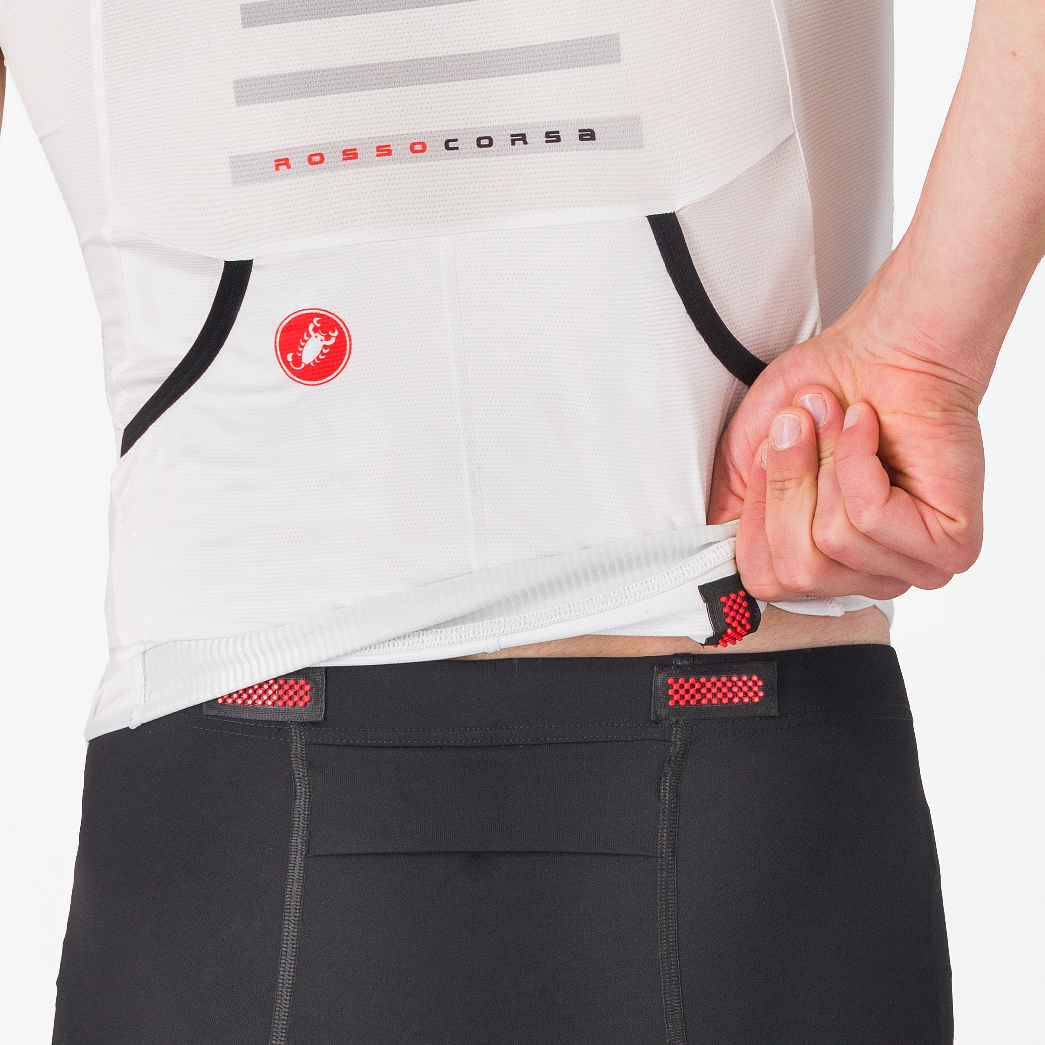 Free speed 3 top - white/silver gray - castelli
