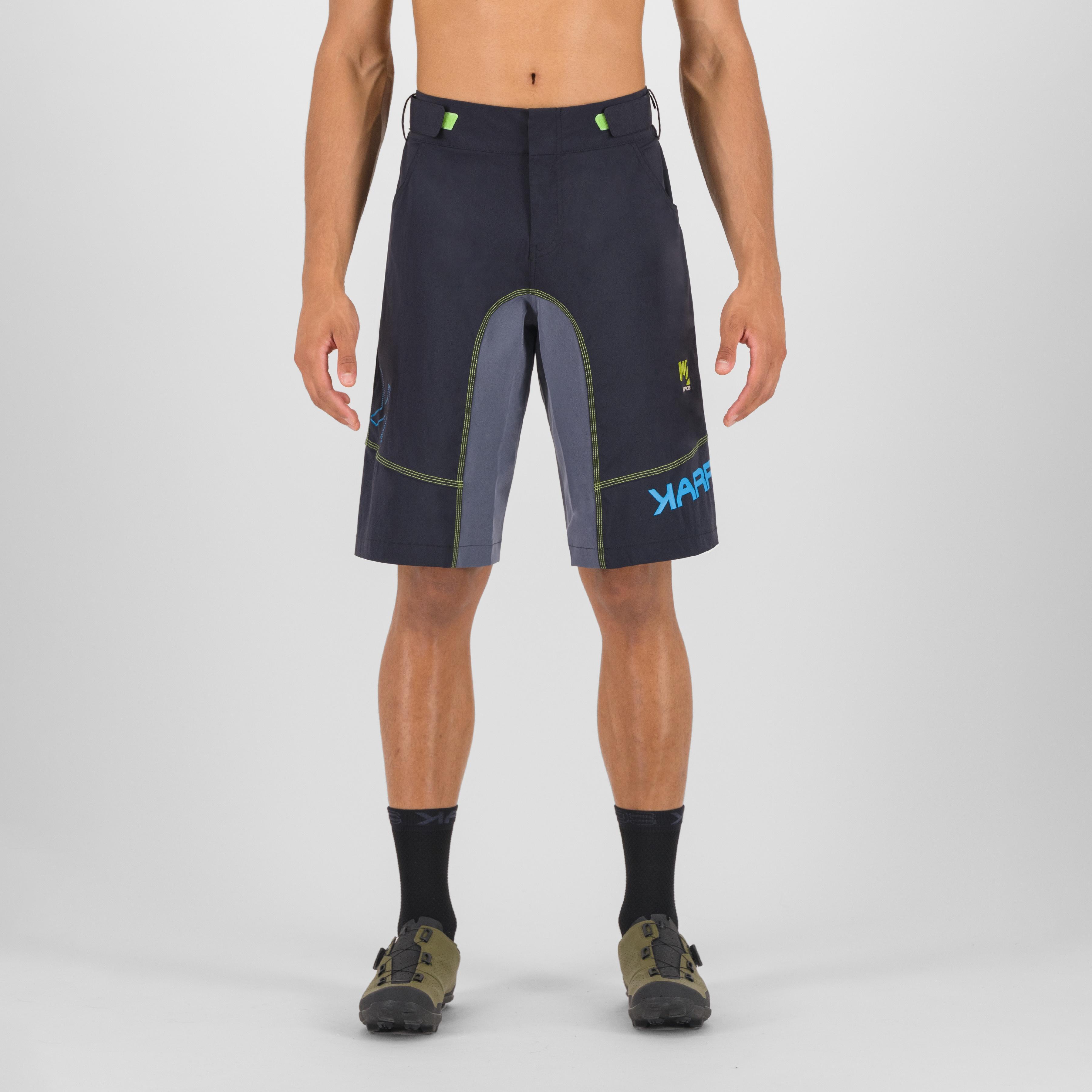 Ballistic evo short - black/ombre blue/green fluo - karpos