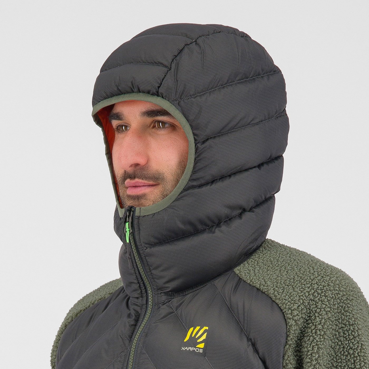 Marmarole tech jacket - black sand/thyme - karpos