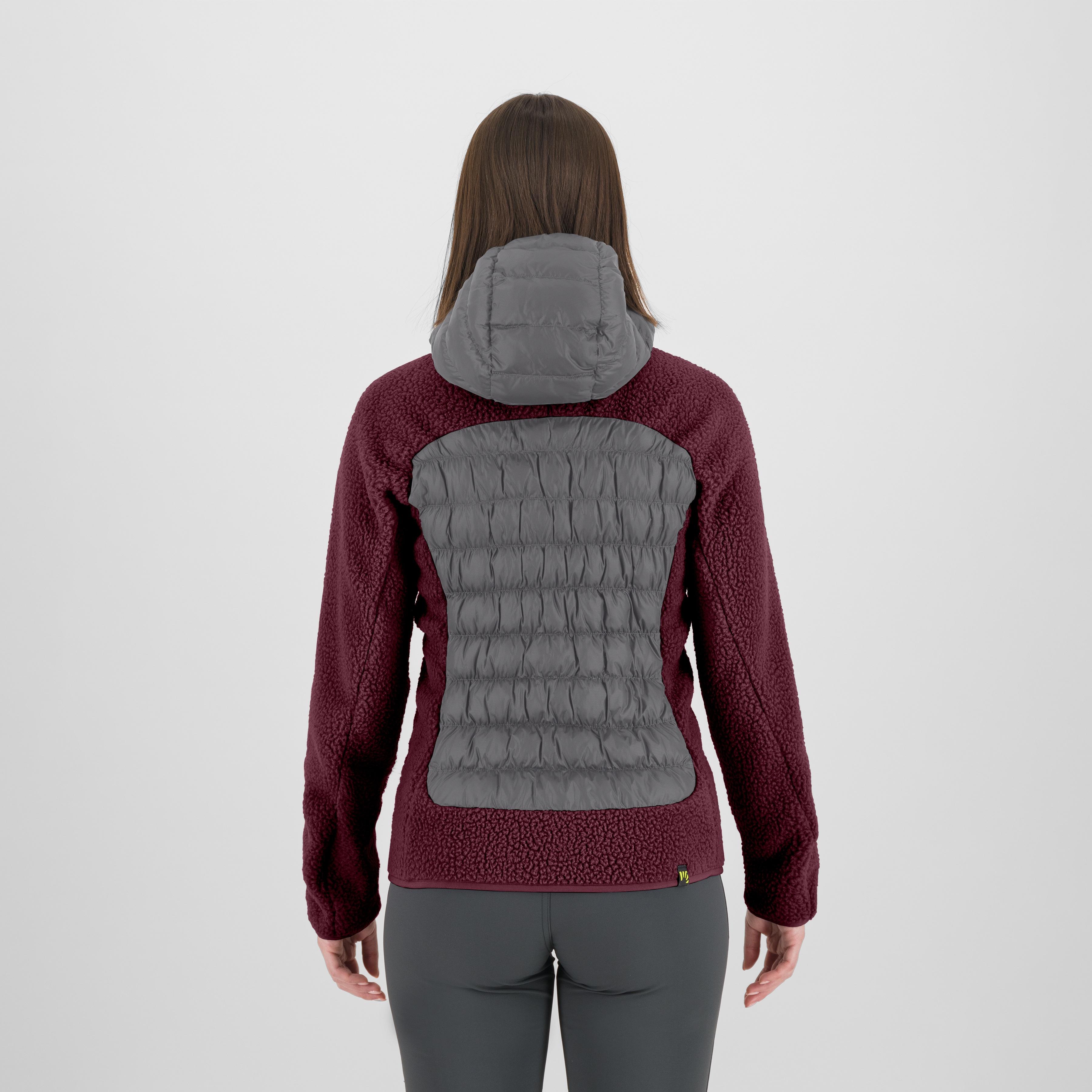 Marmarole retro' w jacket - smoked/crimson - karpos