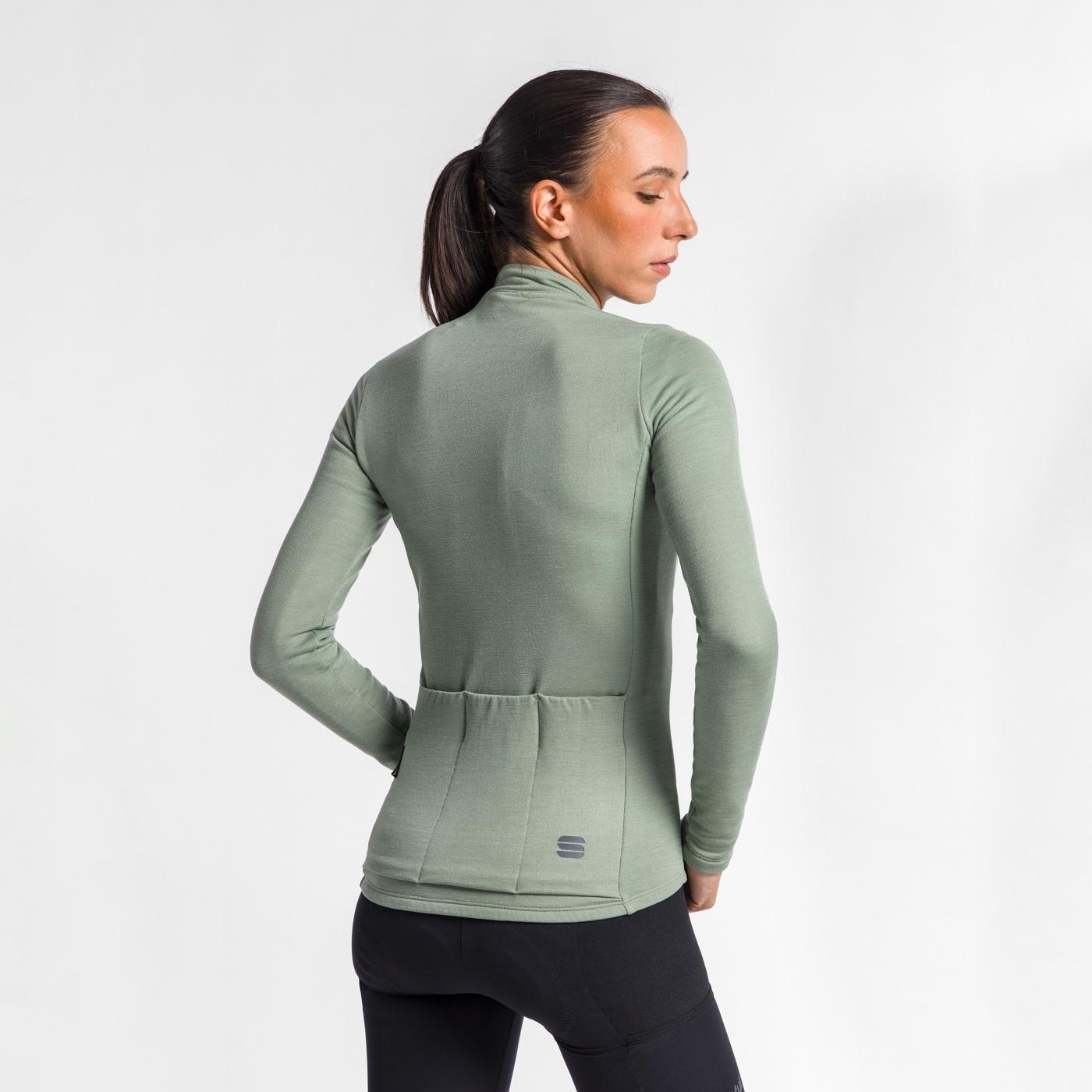 Supergiara wool w jersey - spice green - sportful