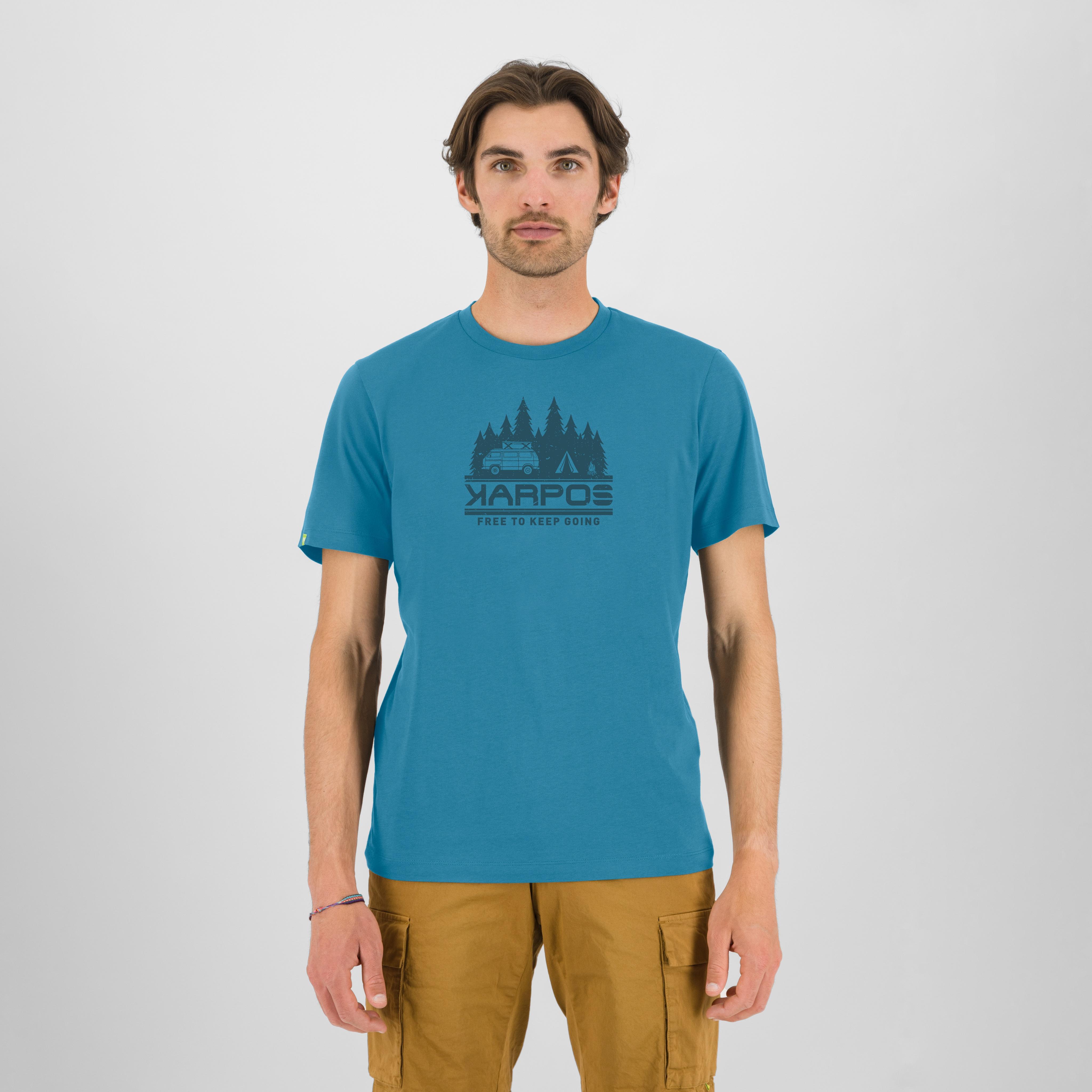 Outdoors trees t-shirt - niagara / print 2 - karpos