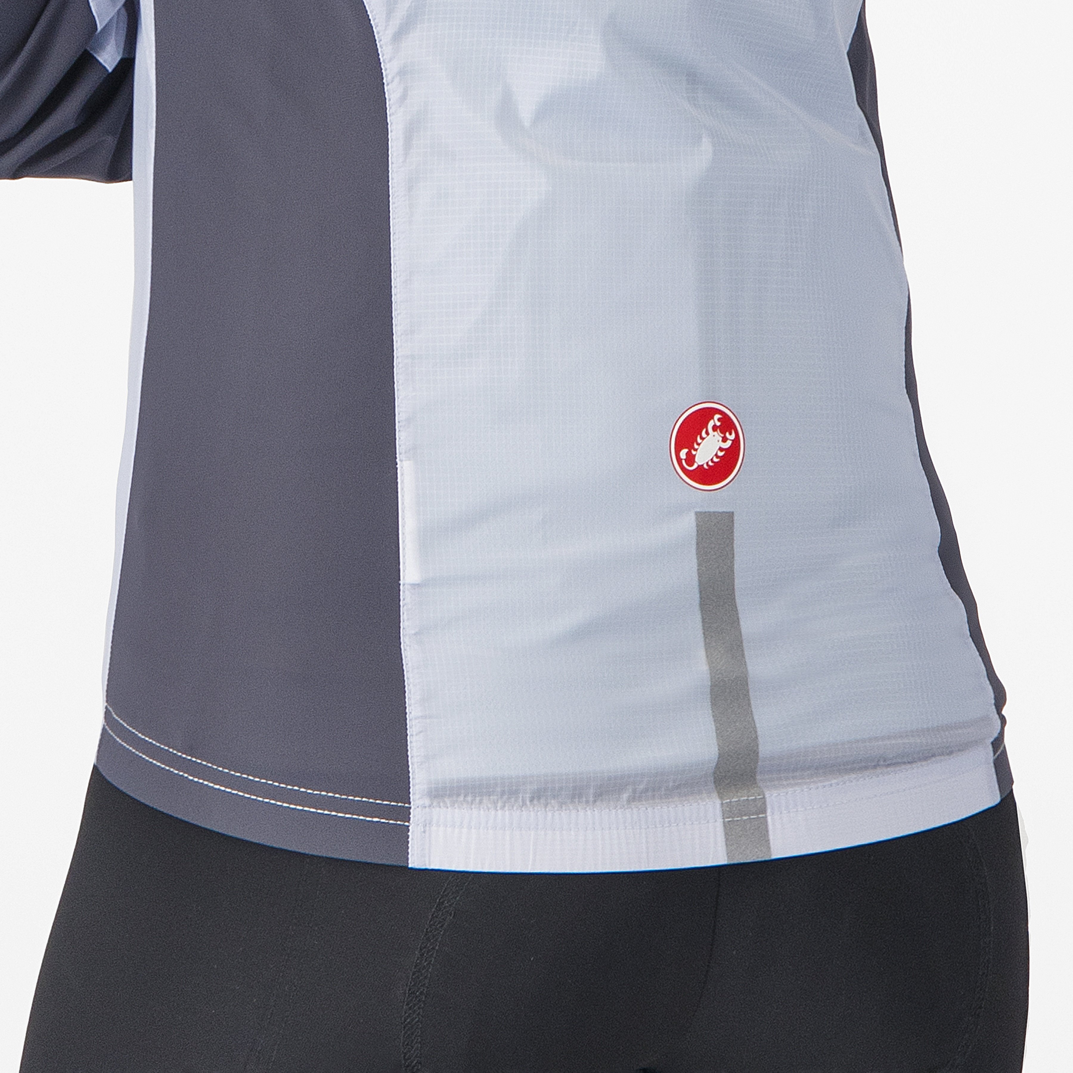 Squadra stretch  w jacket - silver gray/dark gray - castelli