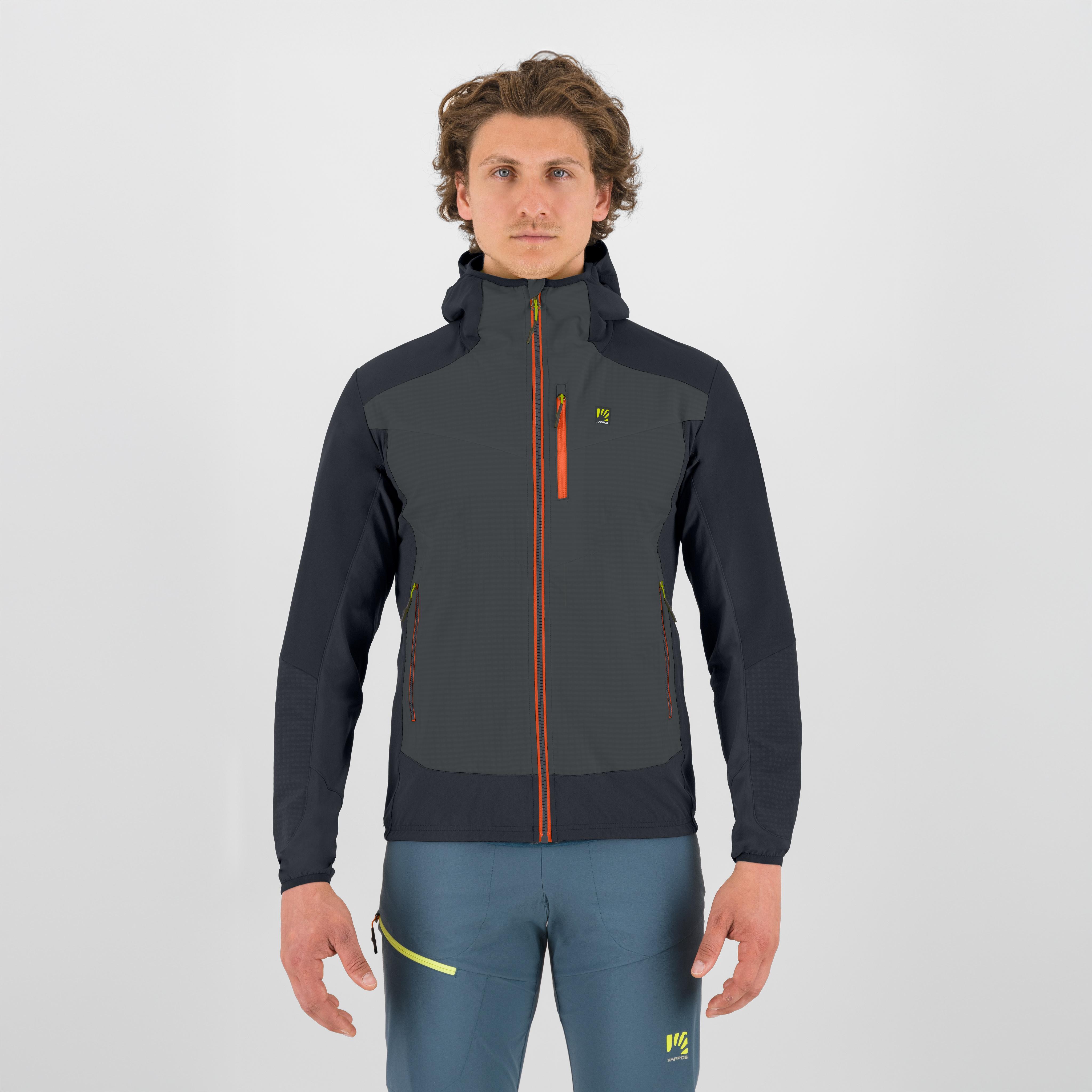 Lede jacket - woodl.gray/vulcan - karpos