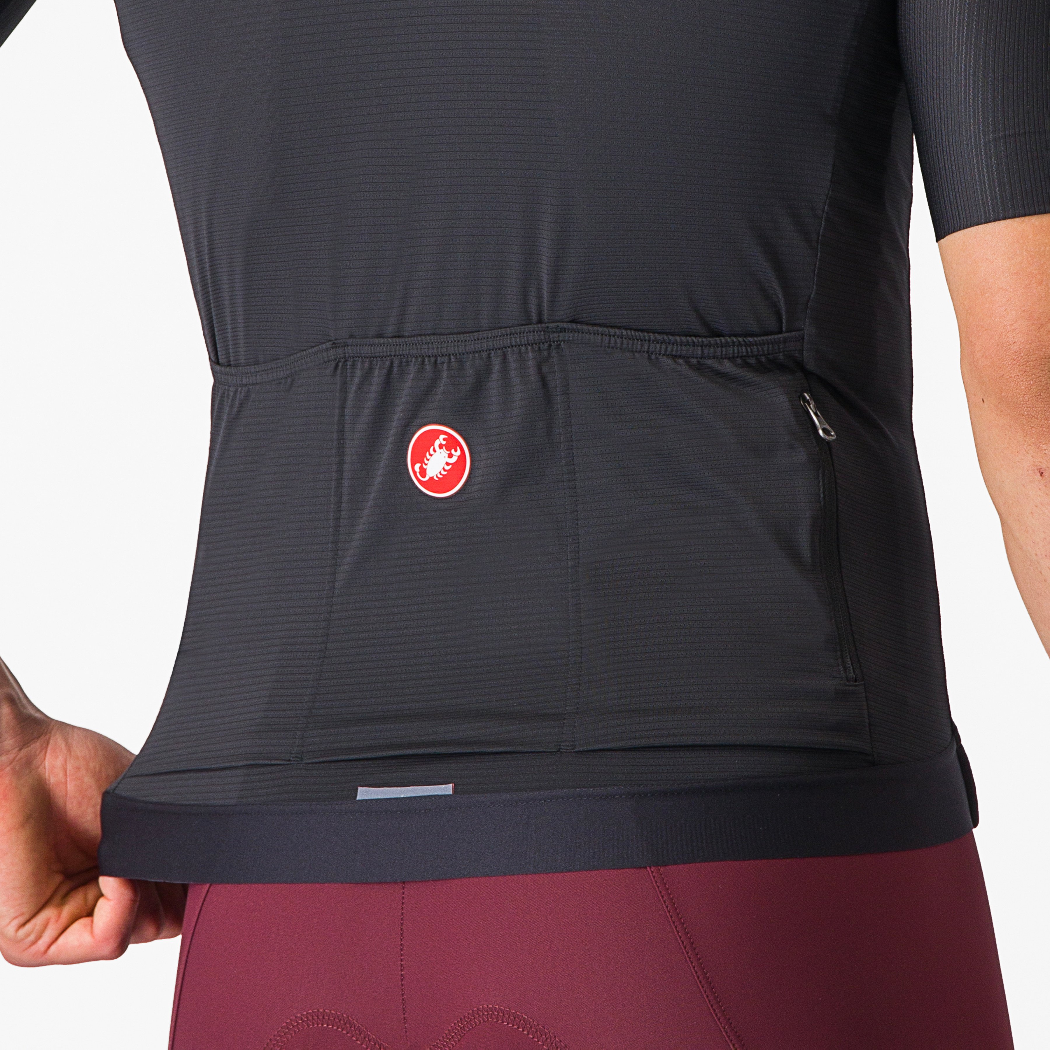 Espresso jersey - light black/dark gray - castelli