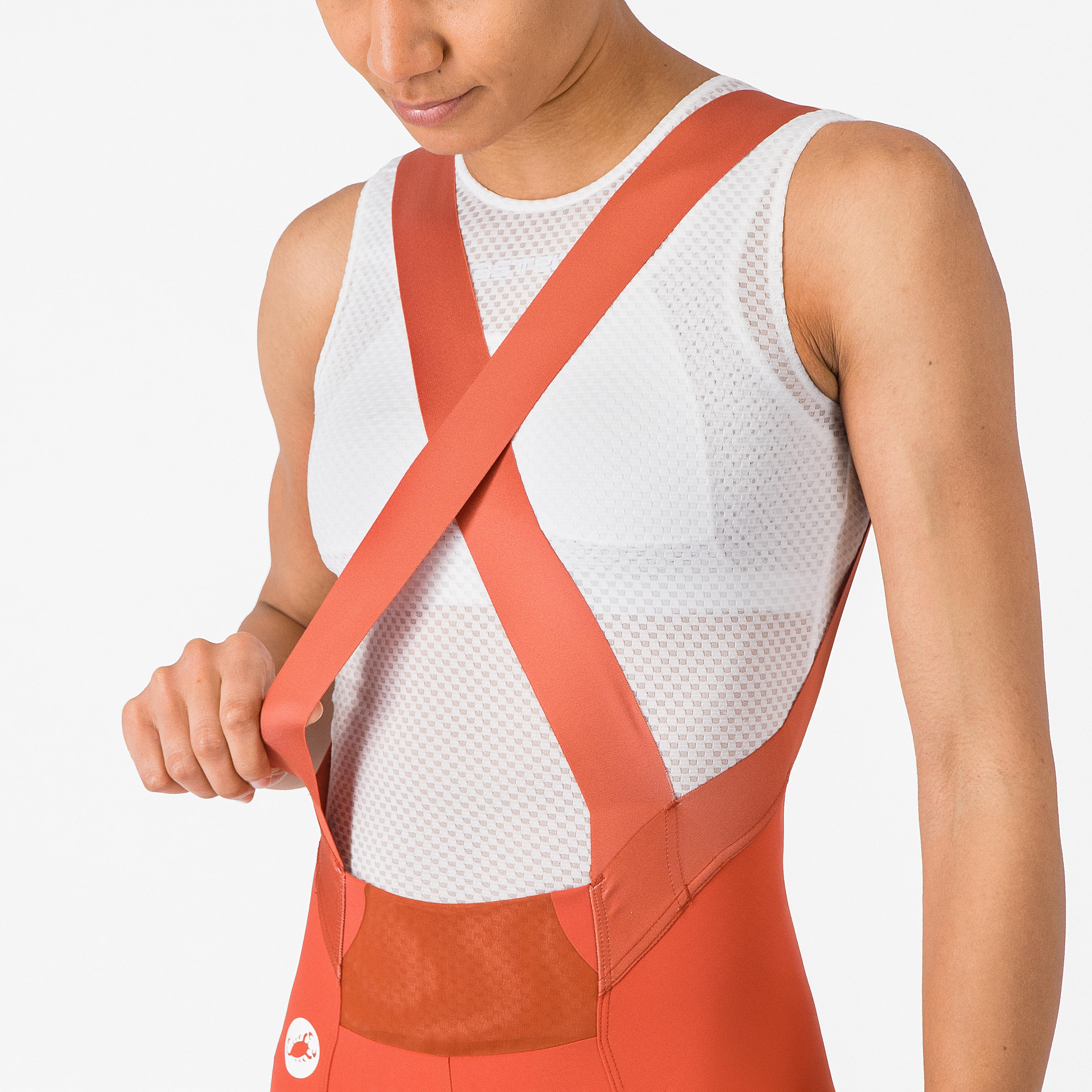 Espresso 2 w dt bibshort - paprika - castelli