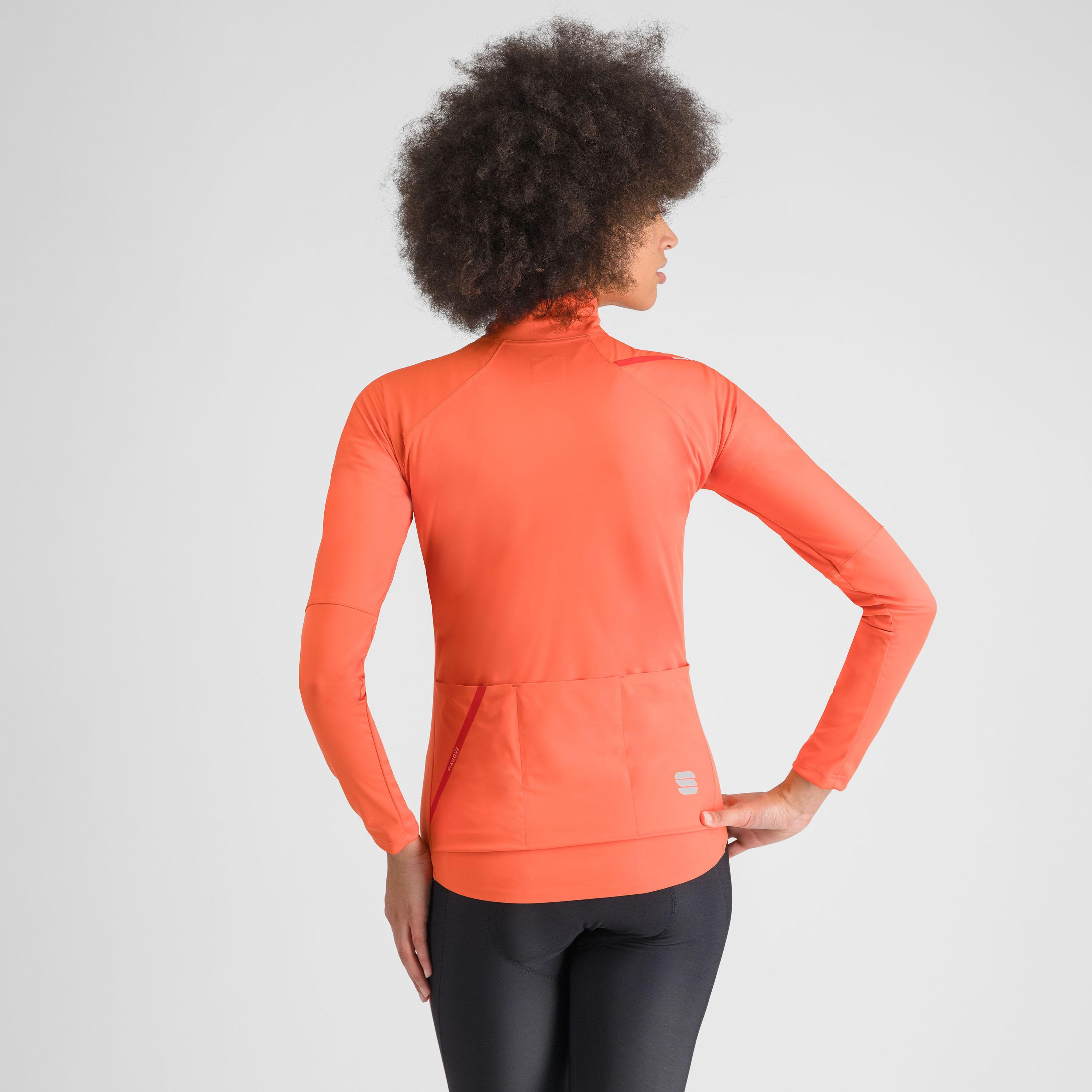 Fiandre pro 2 w jacket long sleeves - pompelmo - sportful
