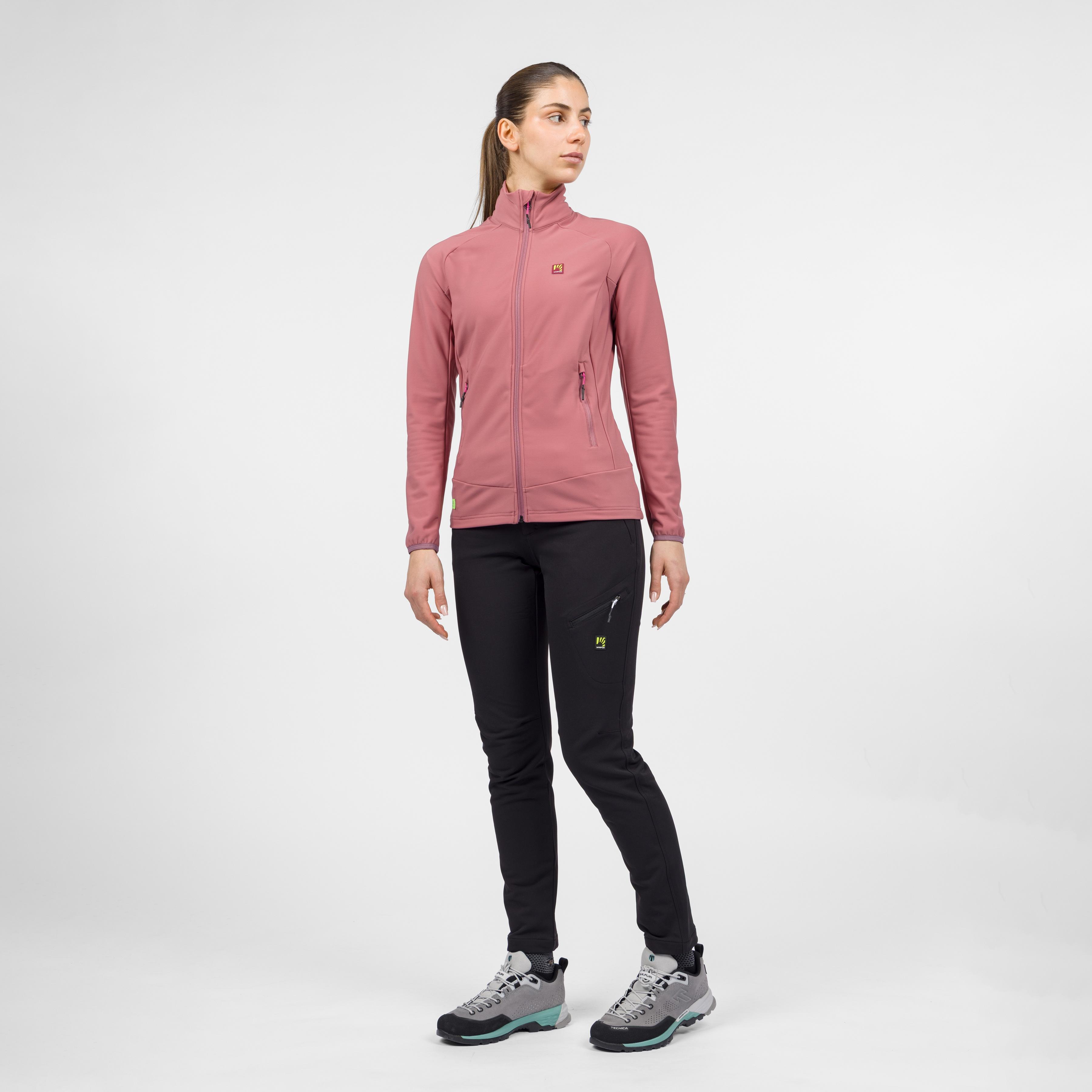 Santino w full zip fleece - deco rose - karpos