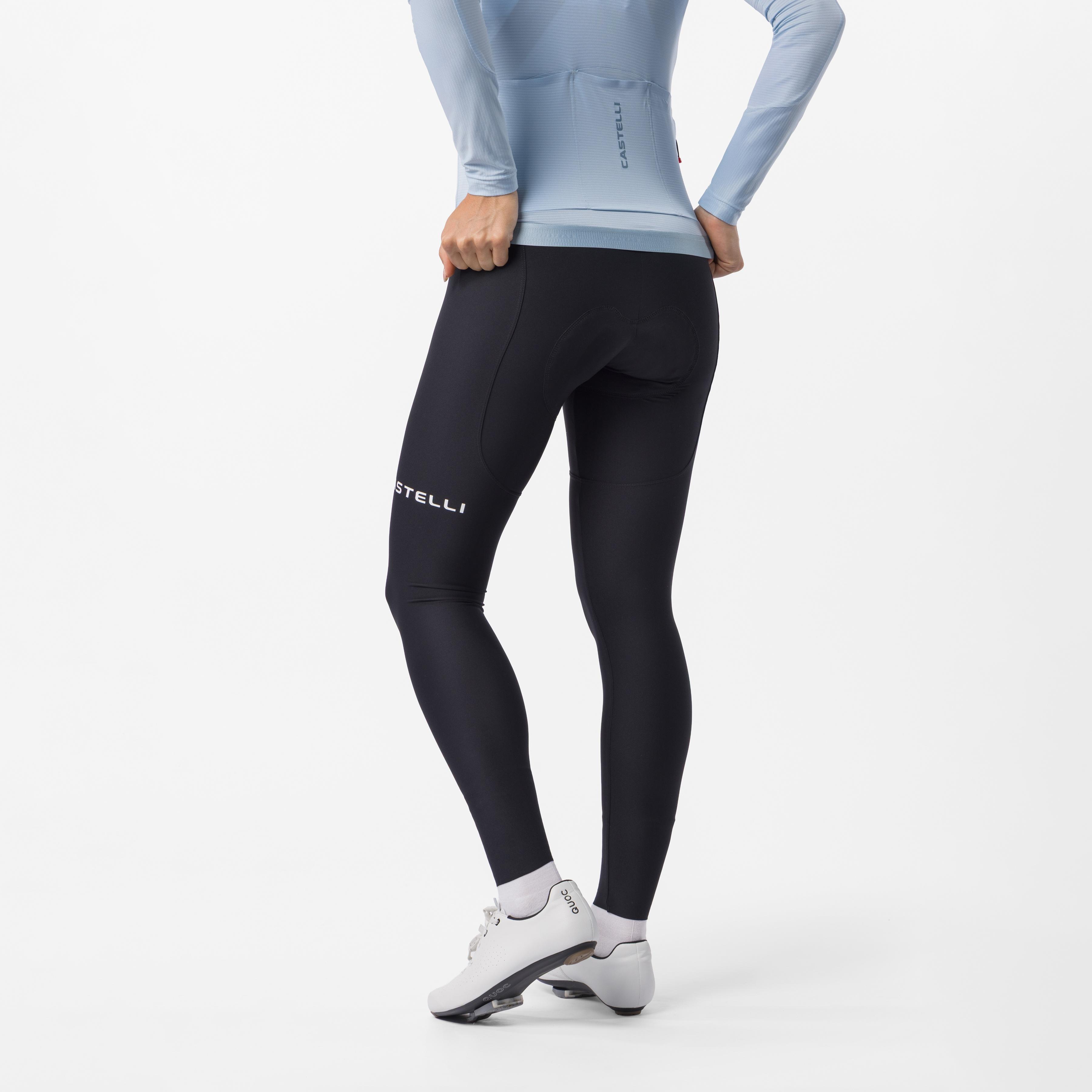 Espresso w dt trnstn bibtight - black - castelli