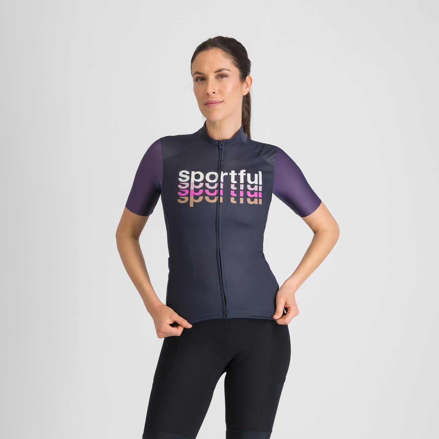 Supergiara logo 2 w jersey - galaxy blue - sportful