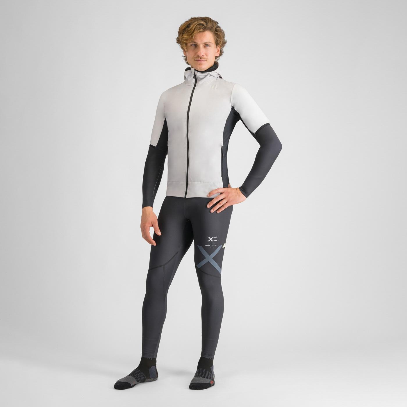 Puffy jacket - stone gray/black - sportful