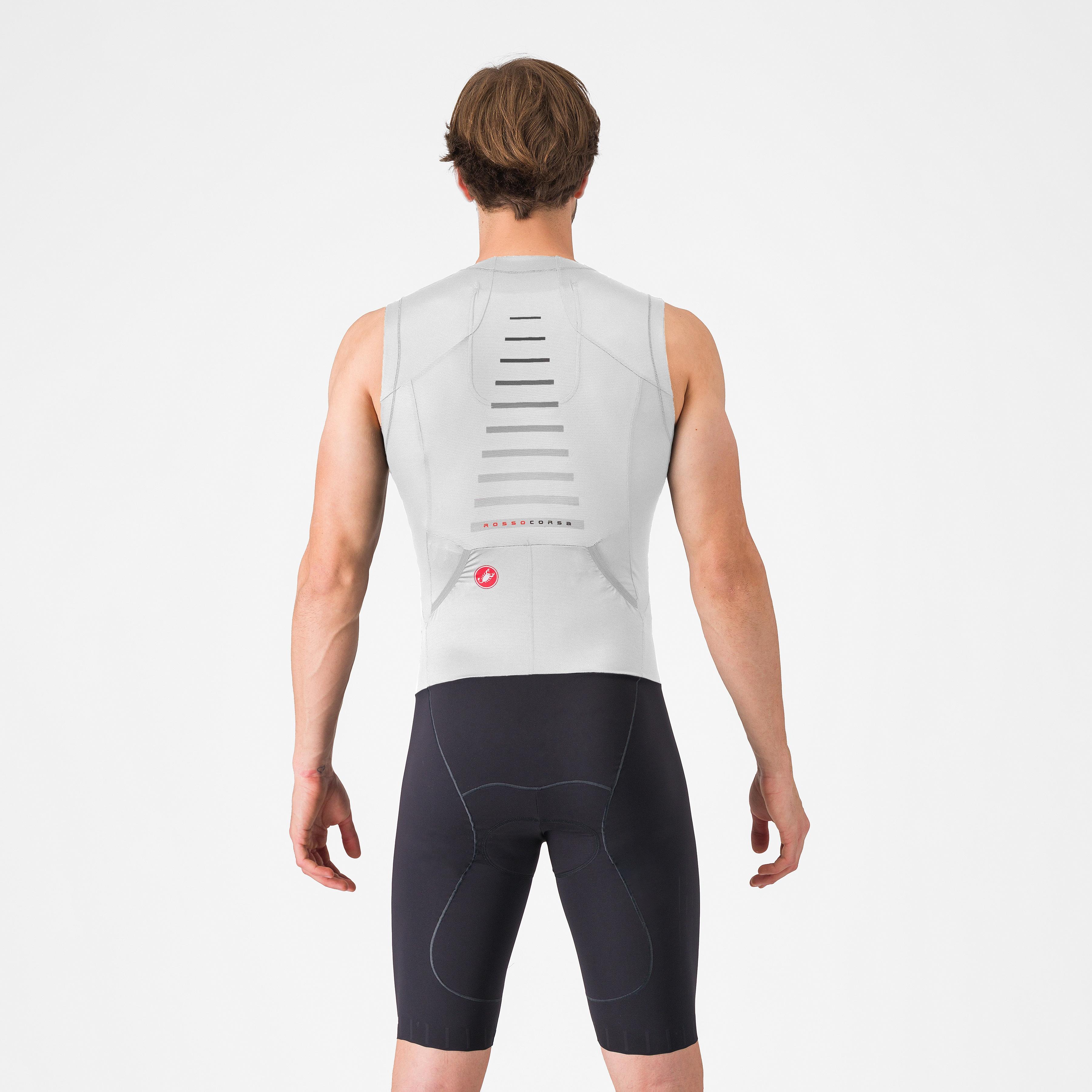 Free sanremo 3 suit sleeveless - white/black - castelli