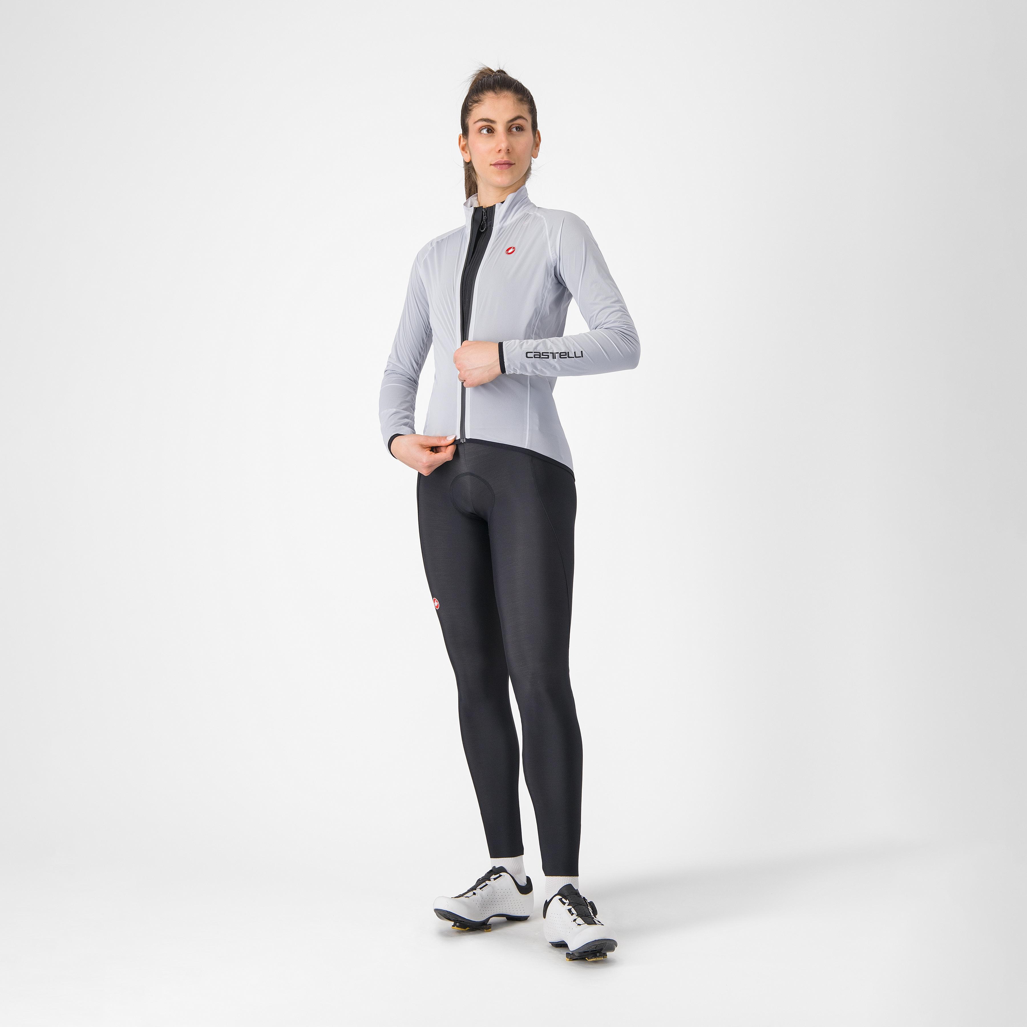 Squall shell w jacket - silver gray/black - castelli