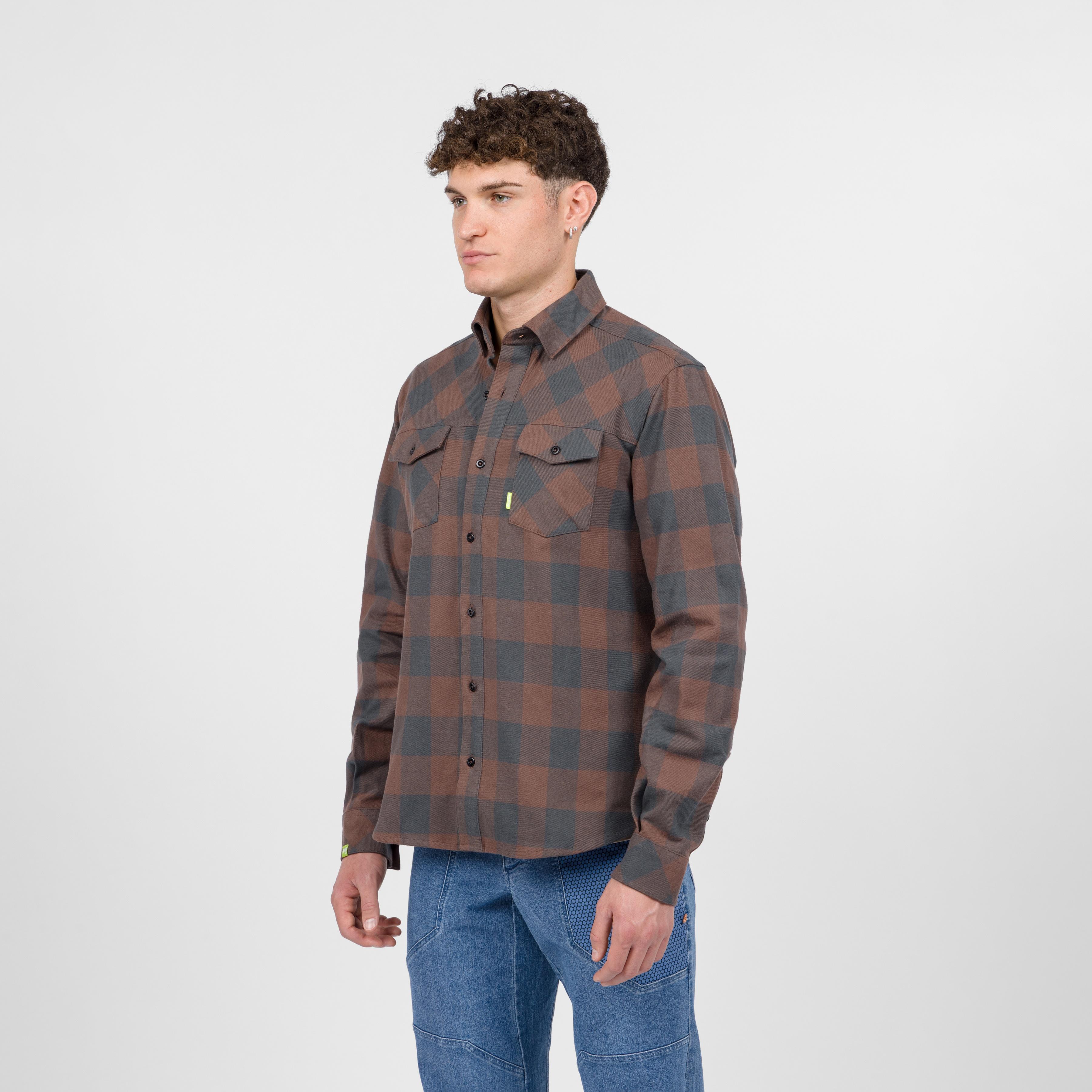 Martorel shirt - gianduia brown/woodl.gray - karpos