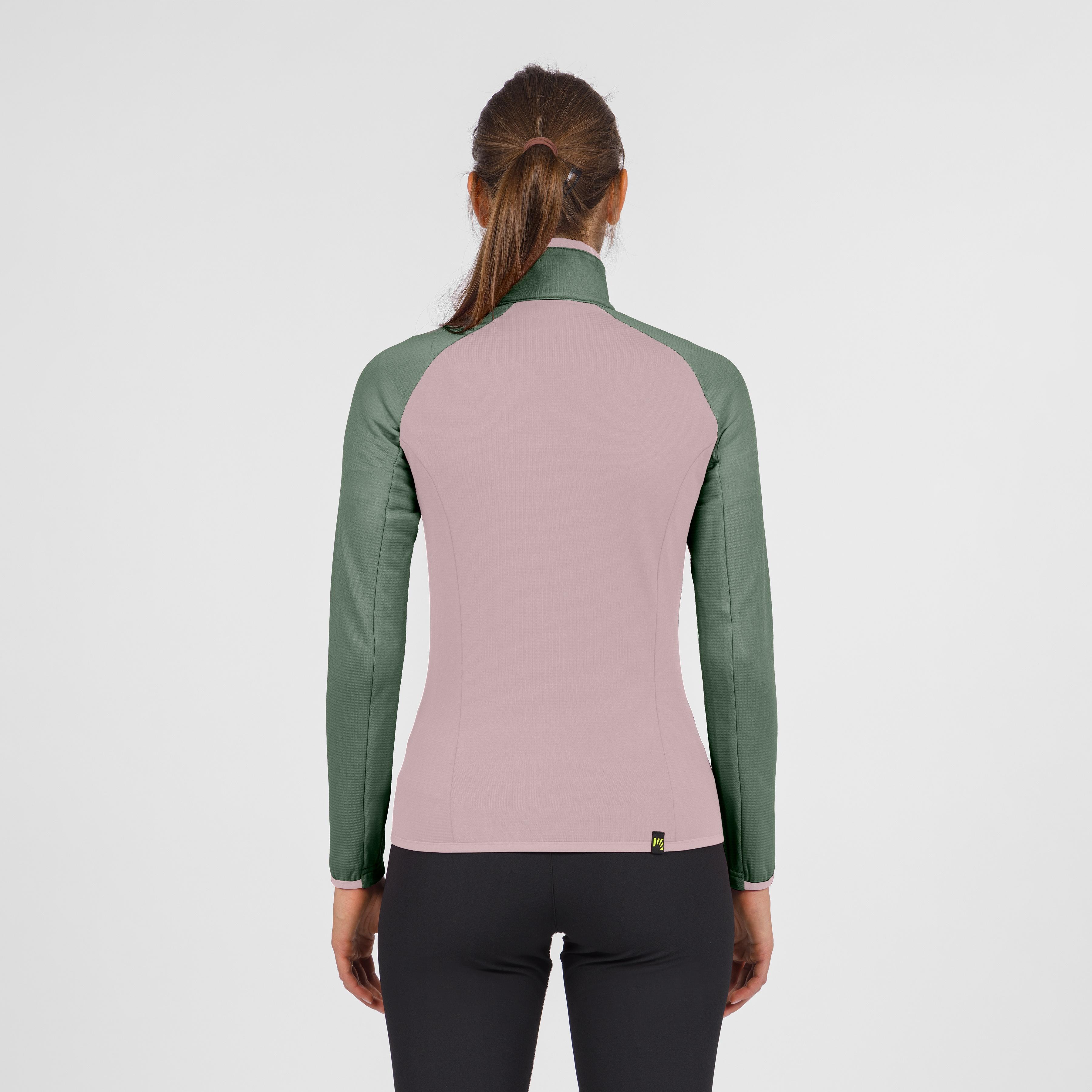 Odle evo w full zip fleece - lilac/hedge - karpos