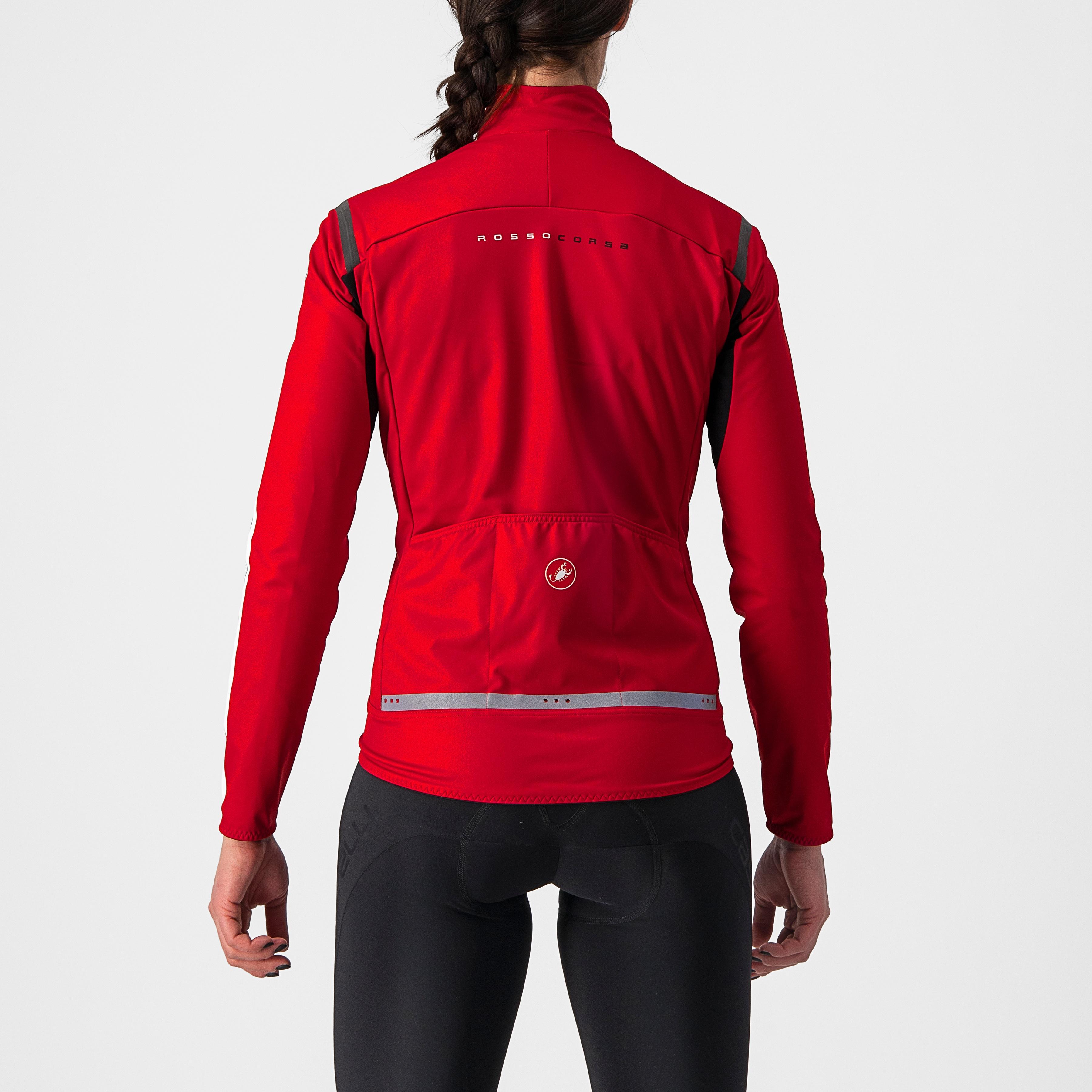 Unlimited perfetto ros 2 w jacket - dark red - castelli
