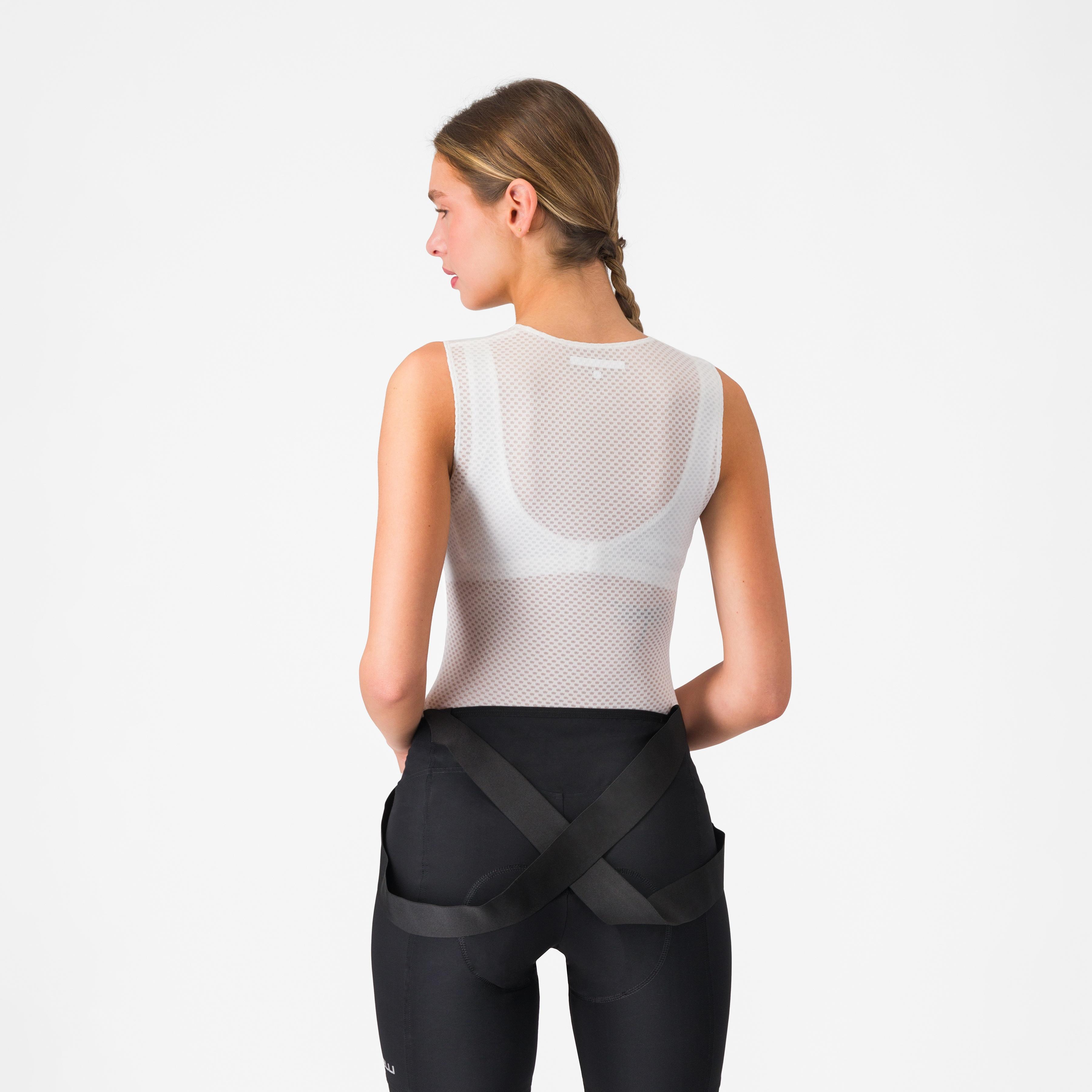 Pro mesh w sleeveless - white - castelli