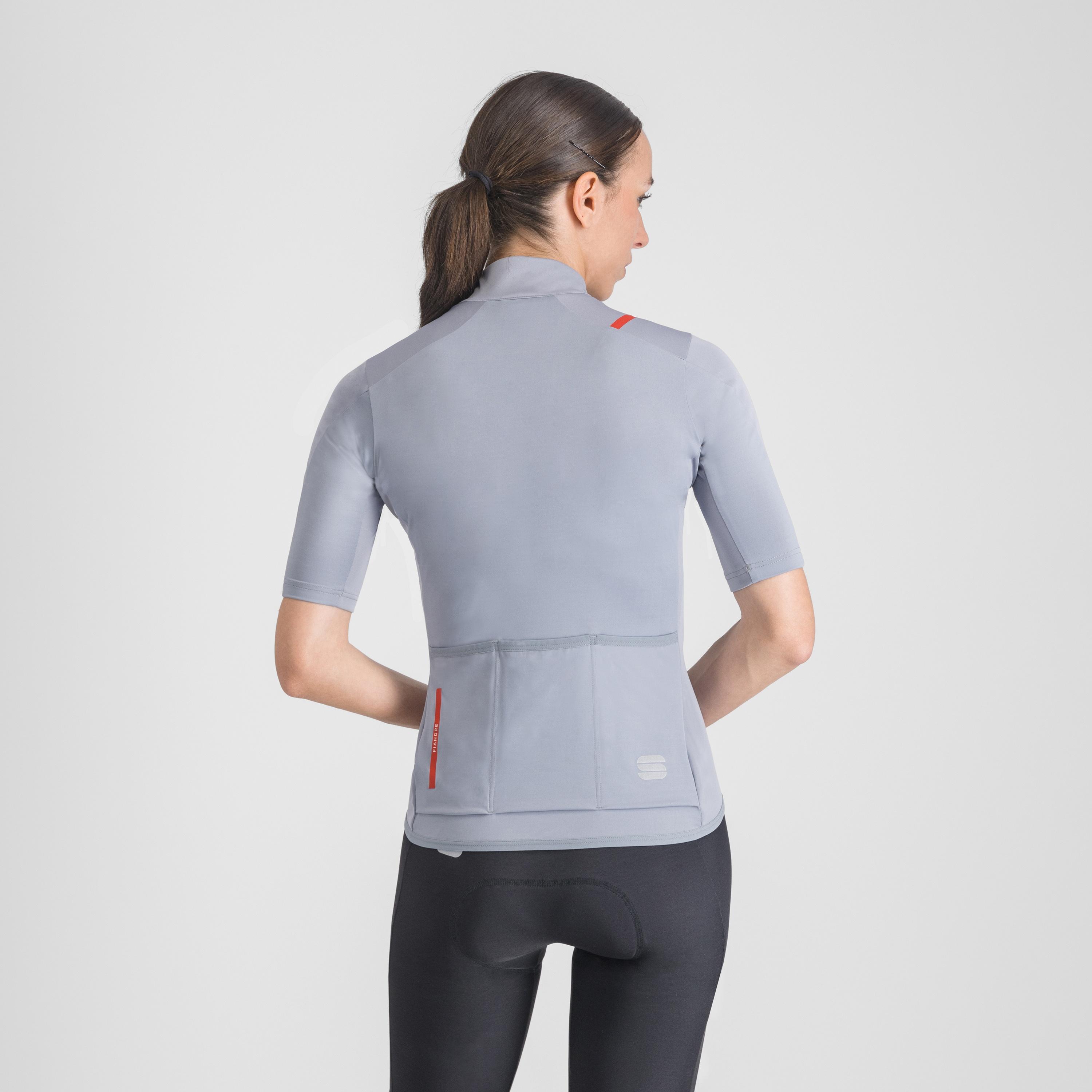 Fiandre light  short sleeve w jacket - granite gray - sportful