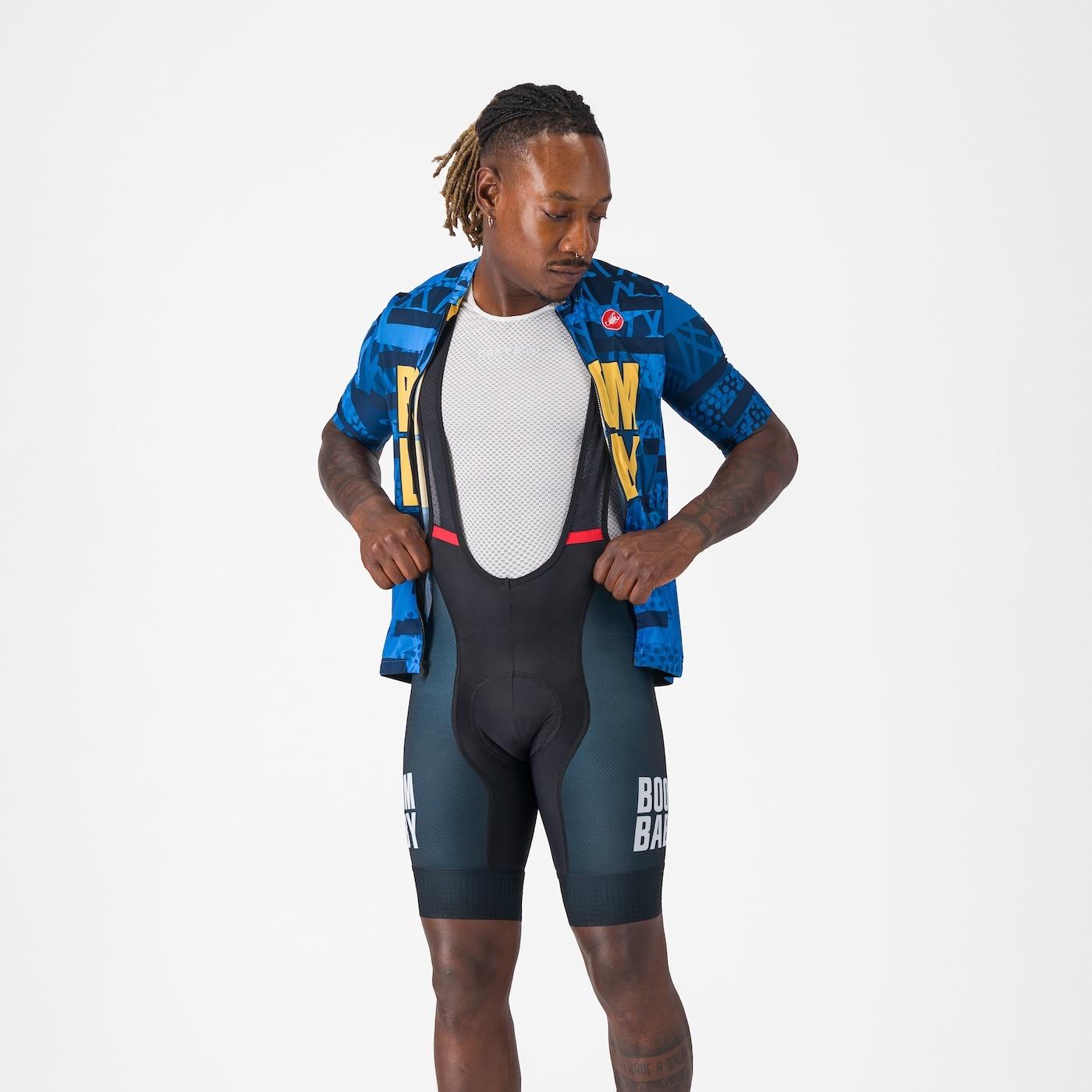 Boombaby 2 bibshort - blue/gold - castelli