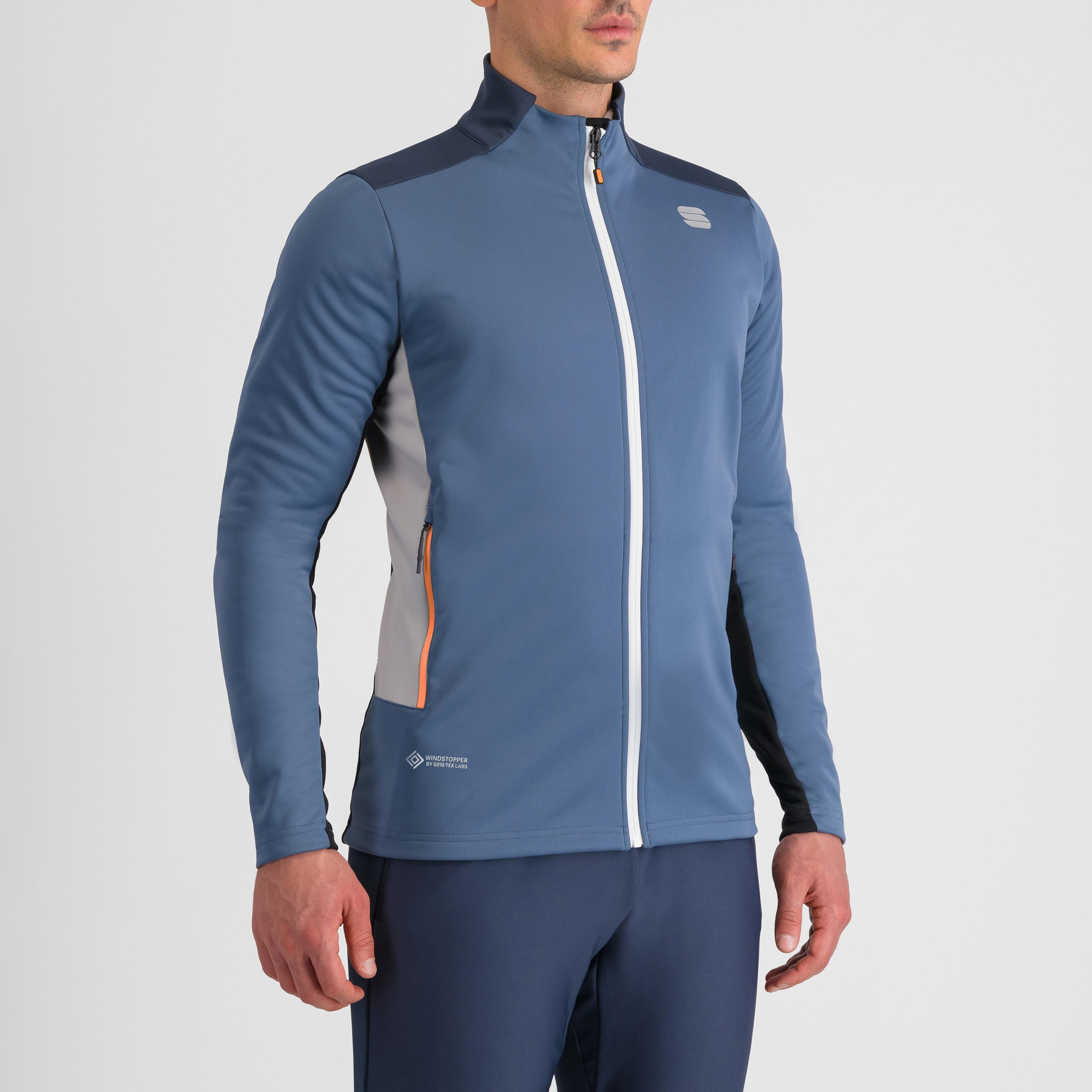 Squadra jacket - natural gray/galaxt blue - sportful
