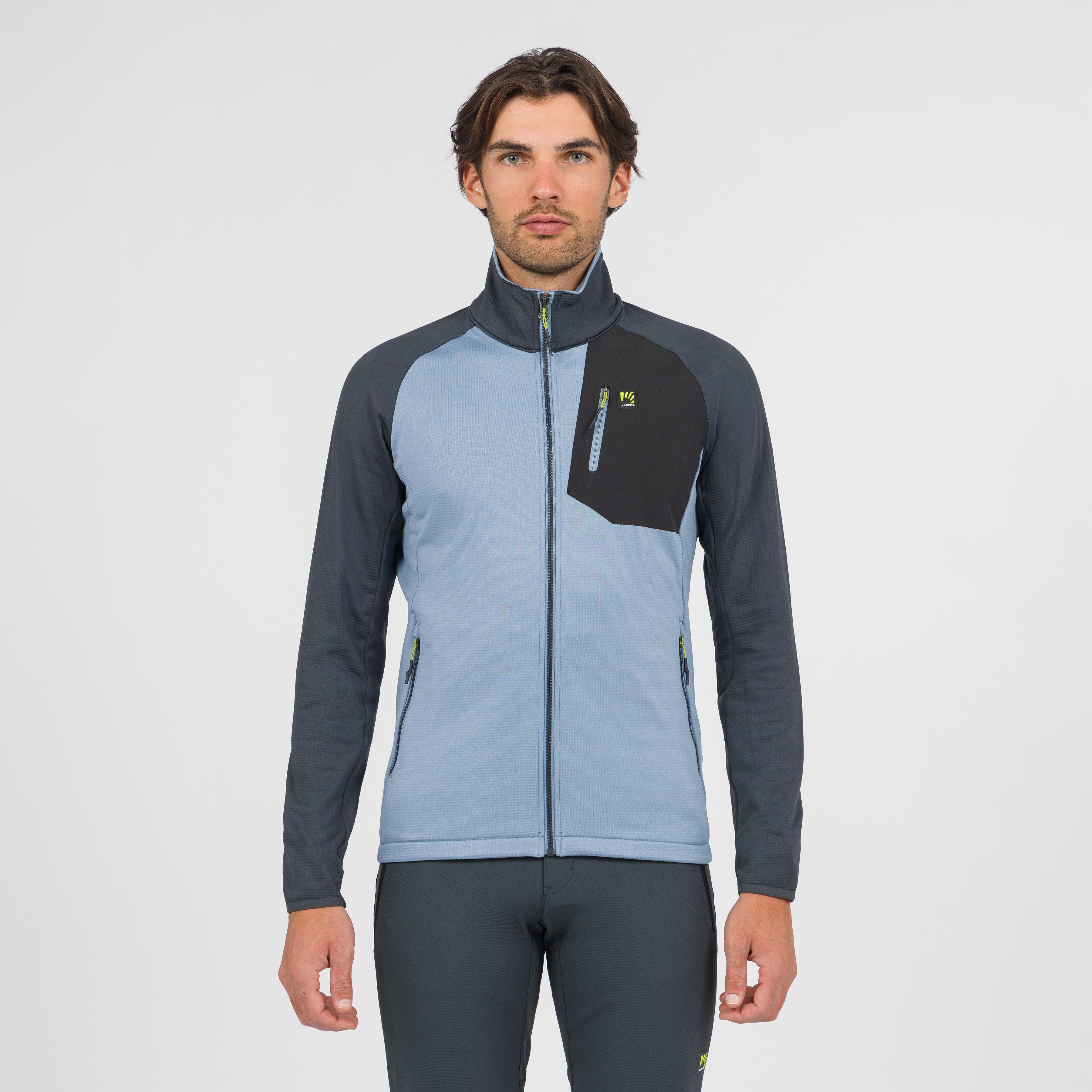 Odle evo full zip fleece - windw.blue/woodl.gray - karpos