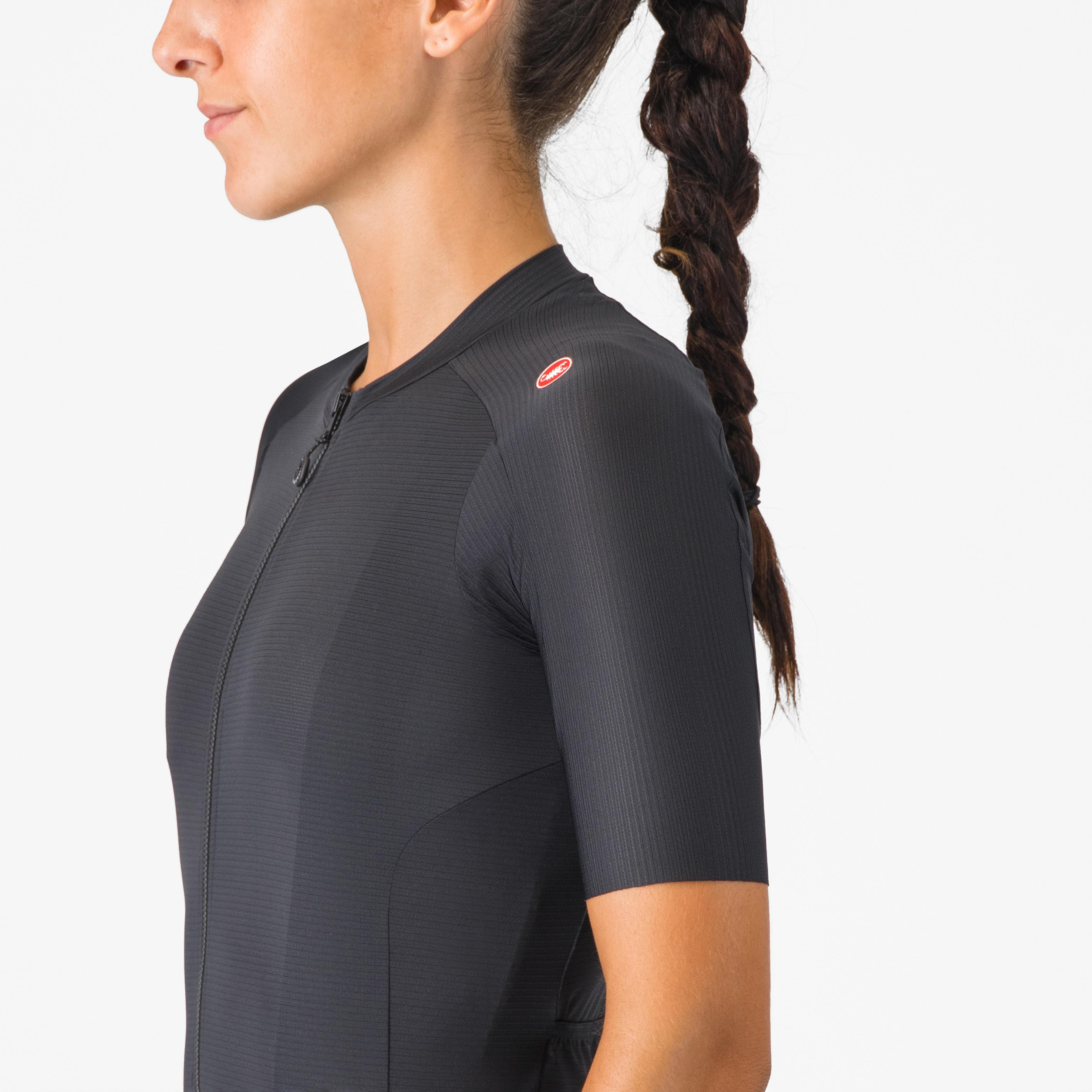 Espresso  w jersey - light black - castelli