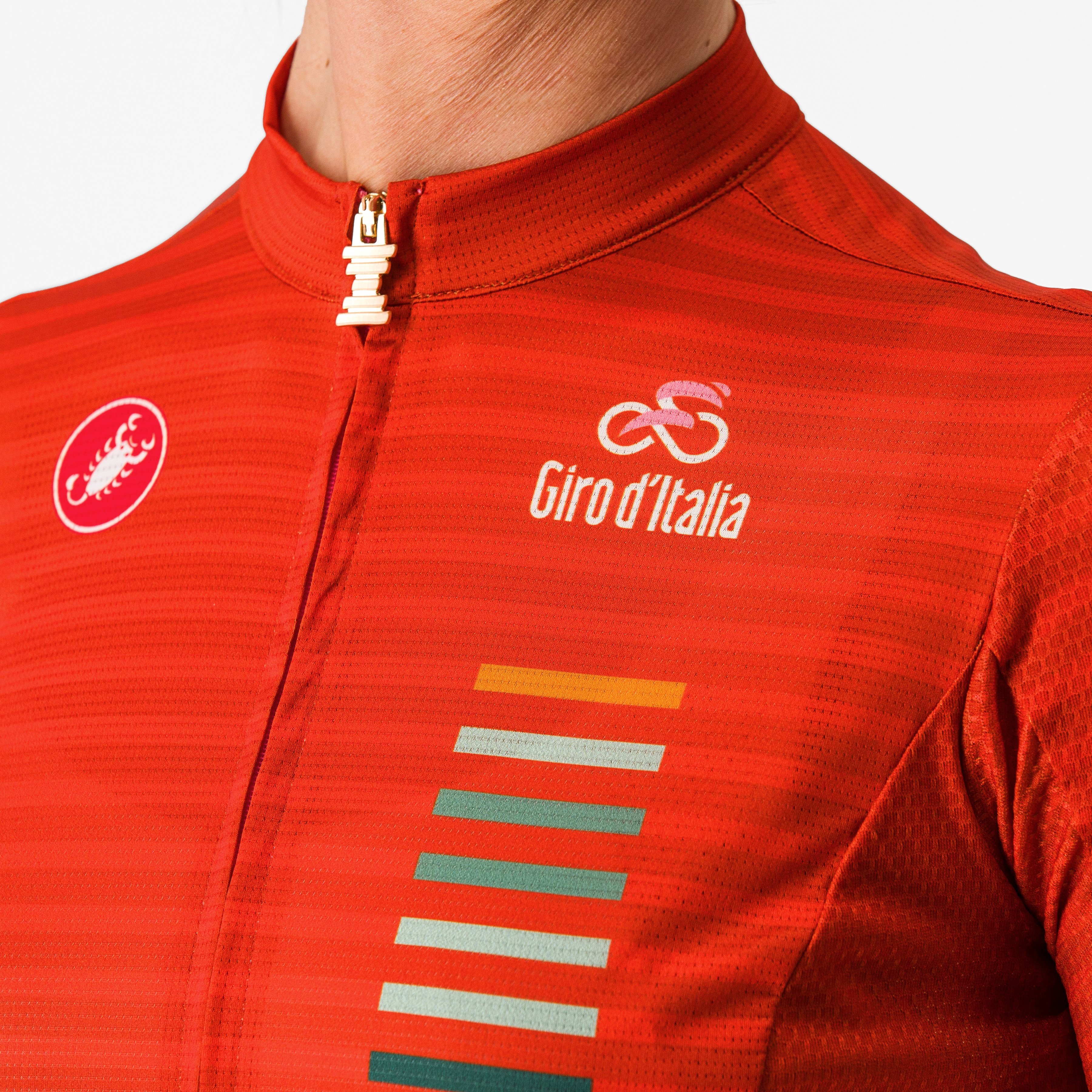 #giro106 w jersey - rosso argilla - castelli