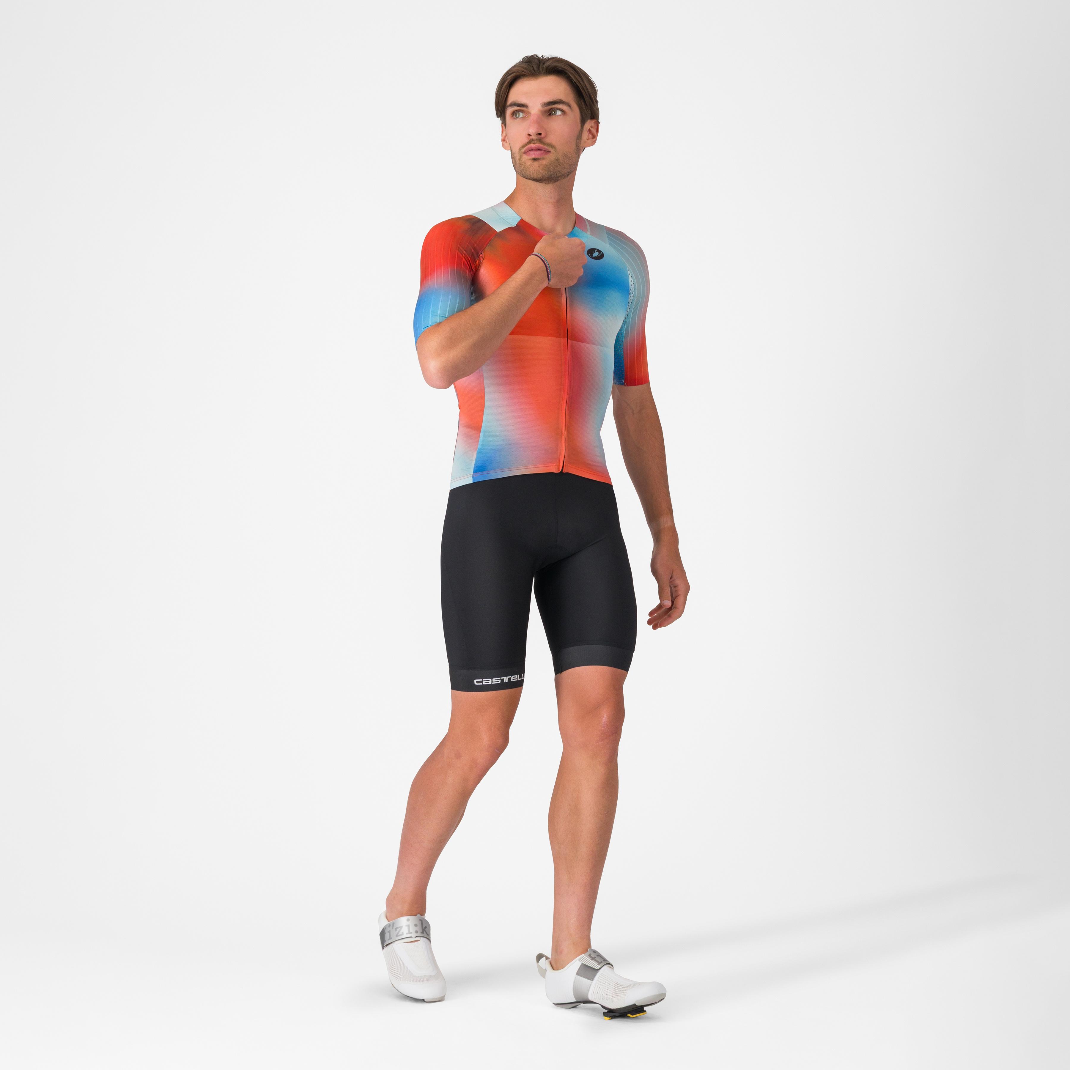 Free speed 3 race top - paprika/winter sky - castelli