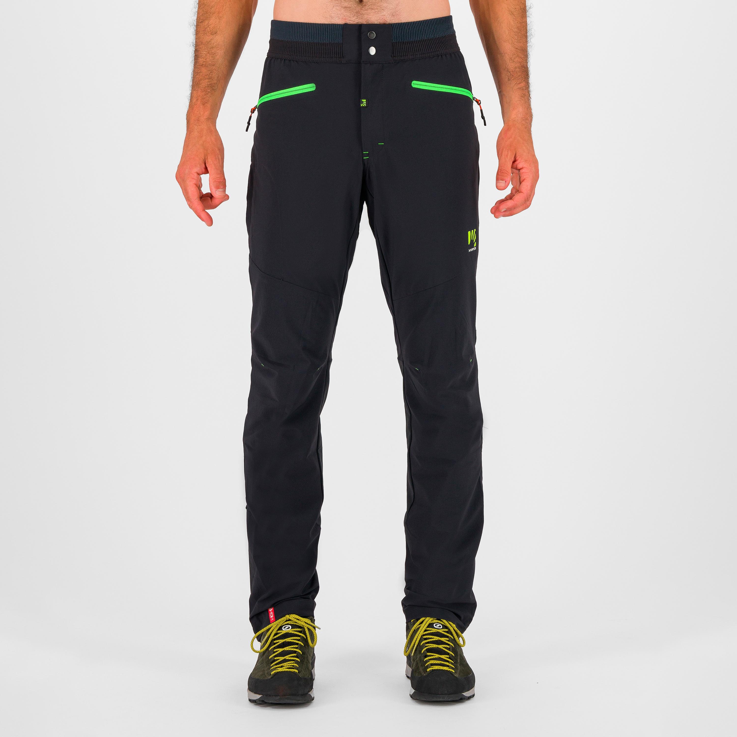 K-performance rock climbing pant - black/jasmine green - karpos