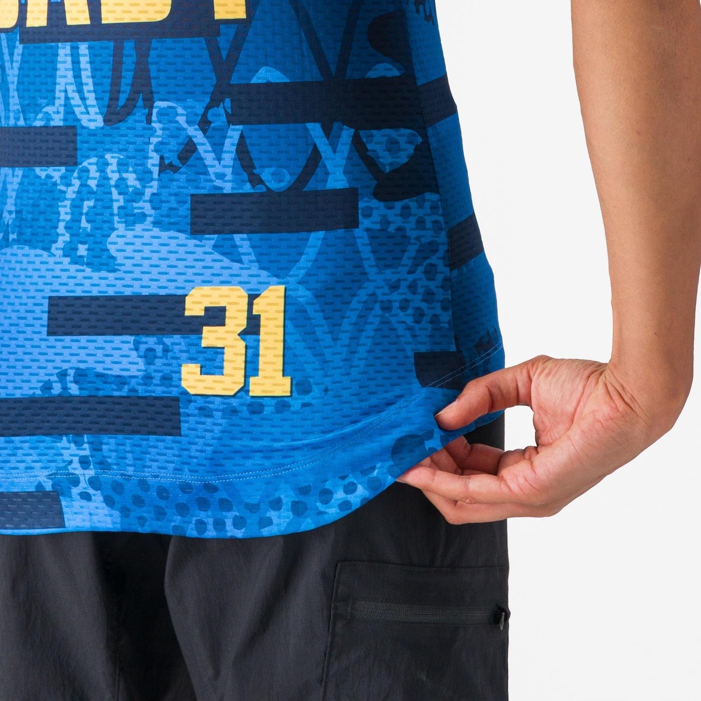 Boombaby 2 w trail jersey - blue/gold - castelli