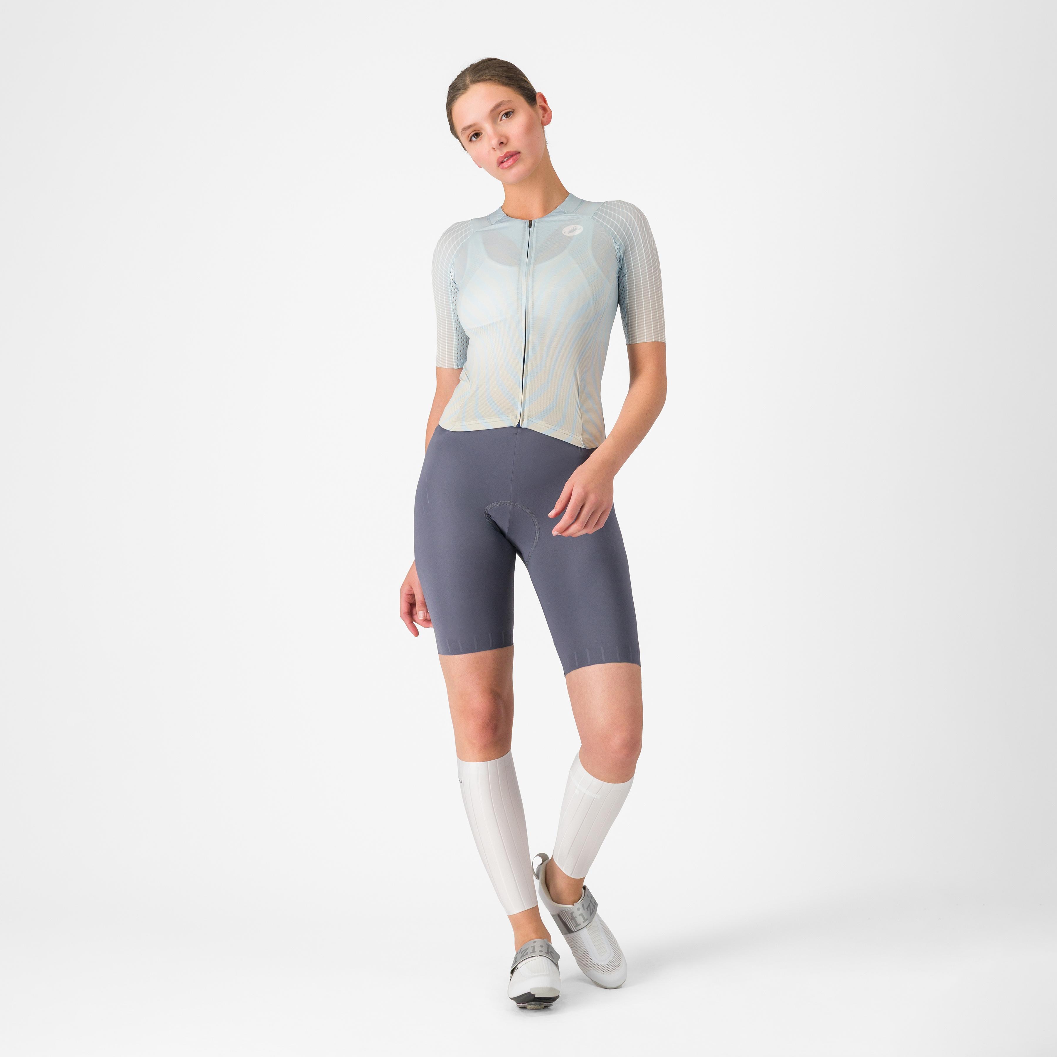 Free sanremo 3 w suit short sleeve - winter sky/silver moon-smoky g - castelli