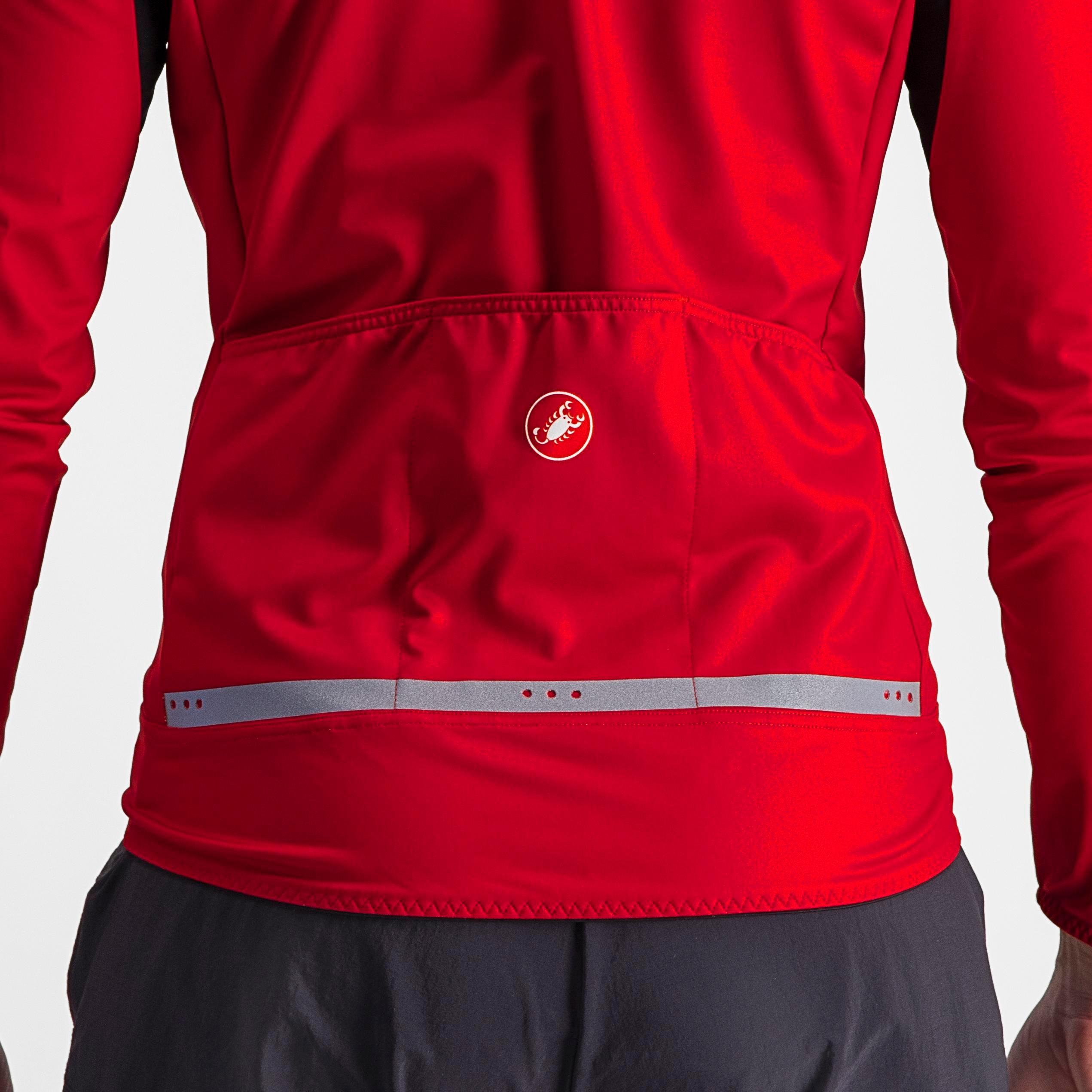 Unlimited perfetto ros 2 w jacket - dark red - castelli