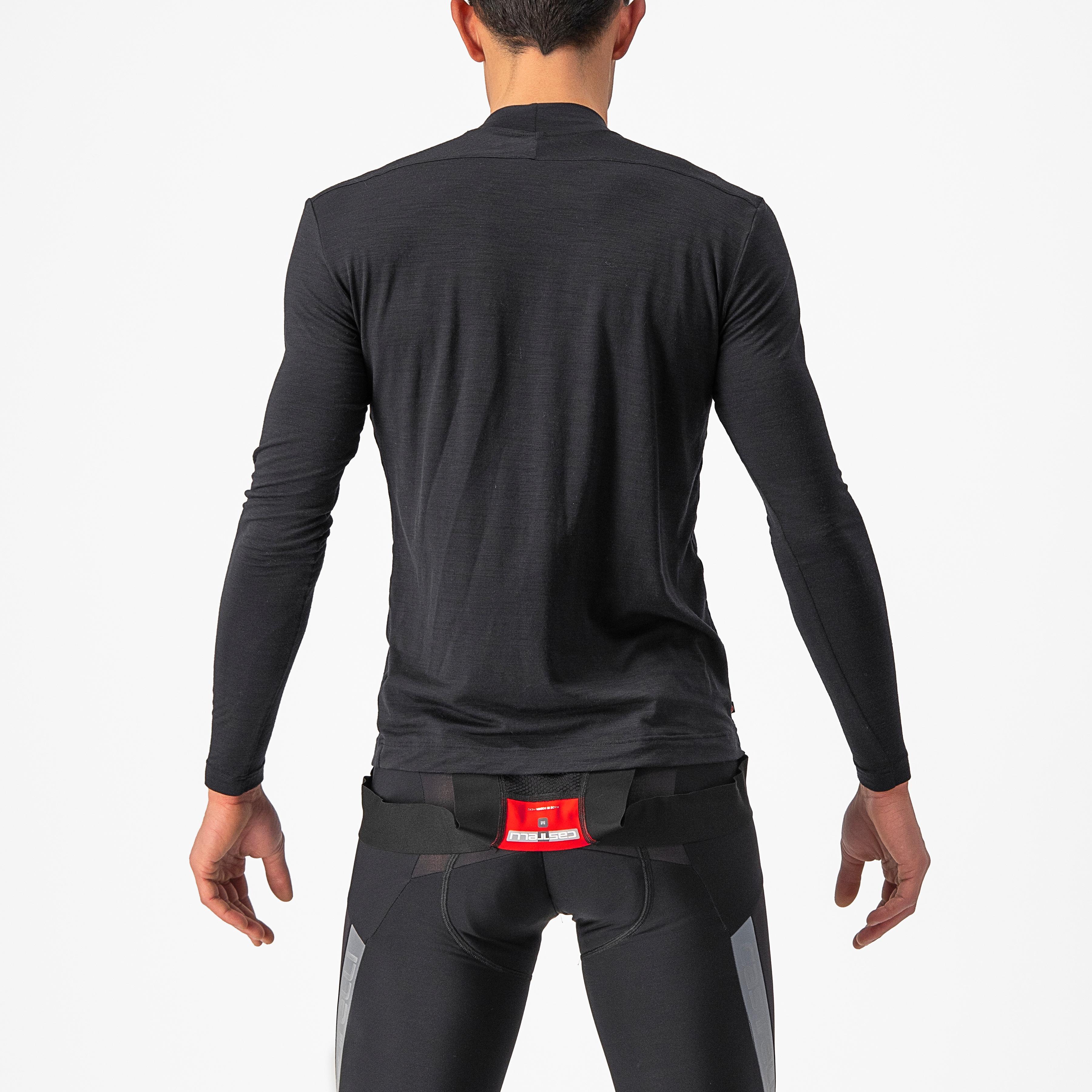 Bandito wool ls baselayer - black - castelli