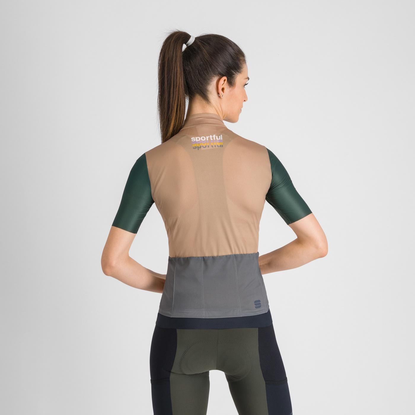 Supergiara logo 2 w jersey - desert sand - sportful