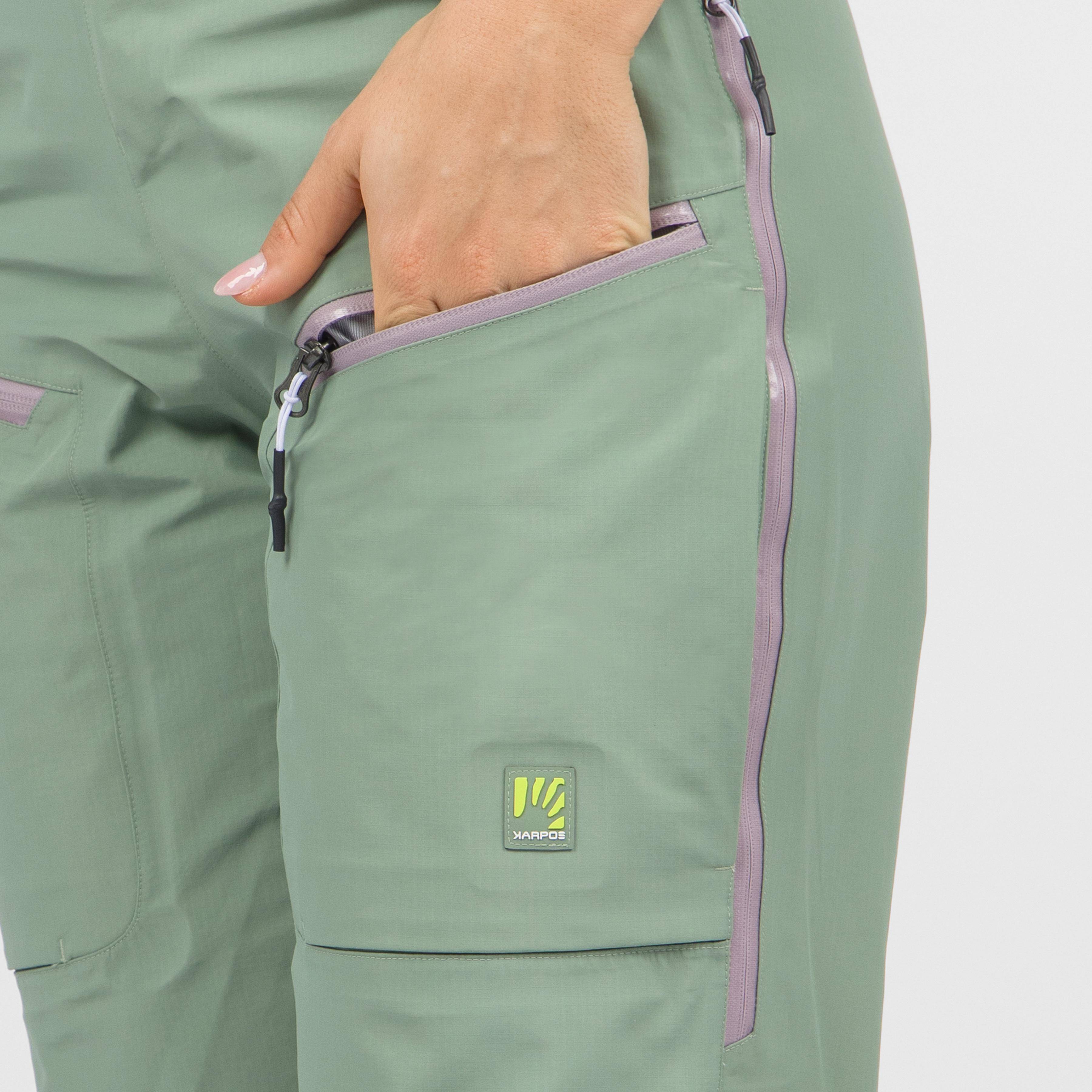 Squall w pants - hedge/lilac - karpos