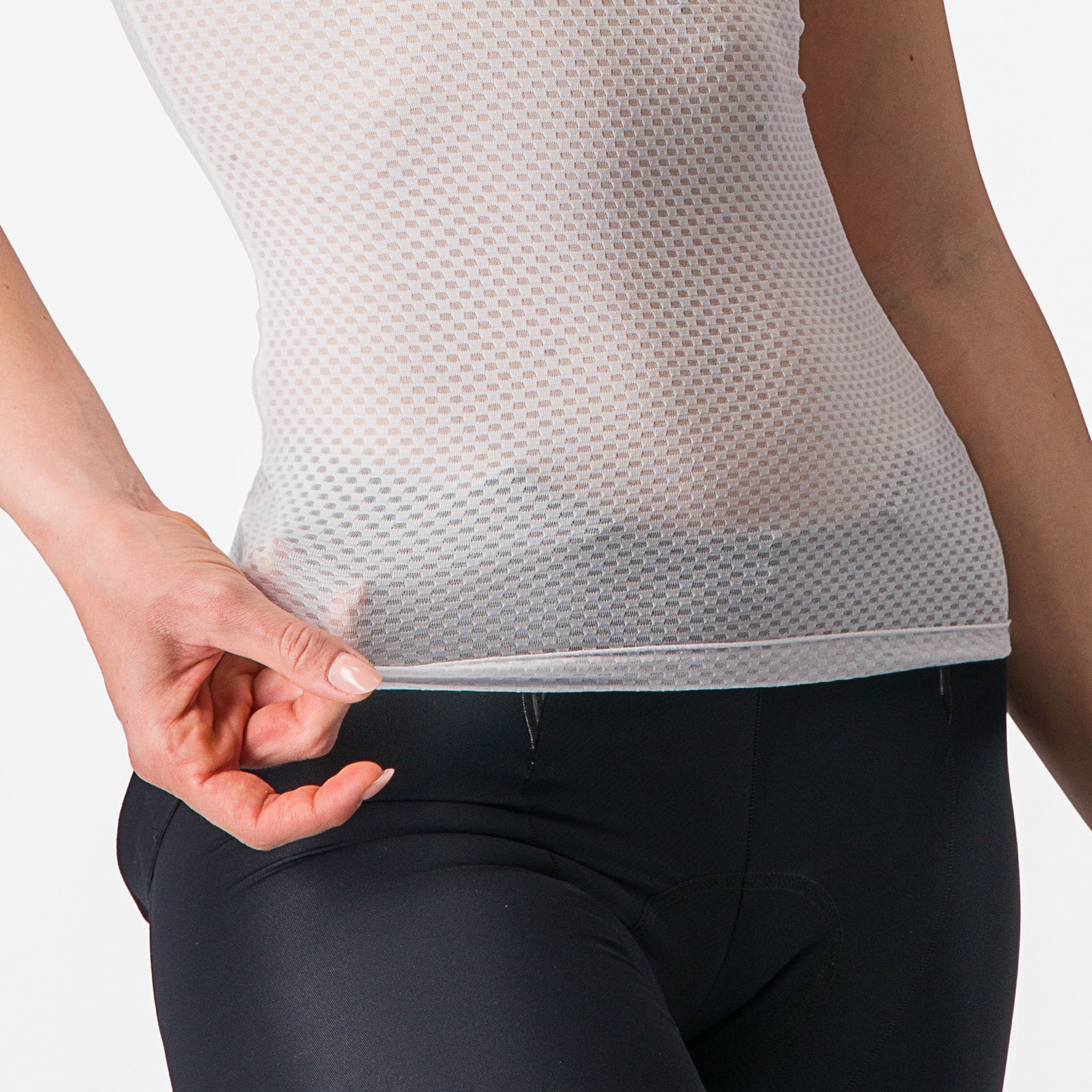 Pro mesh w sleeveless - white - castelli