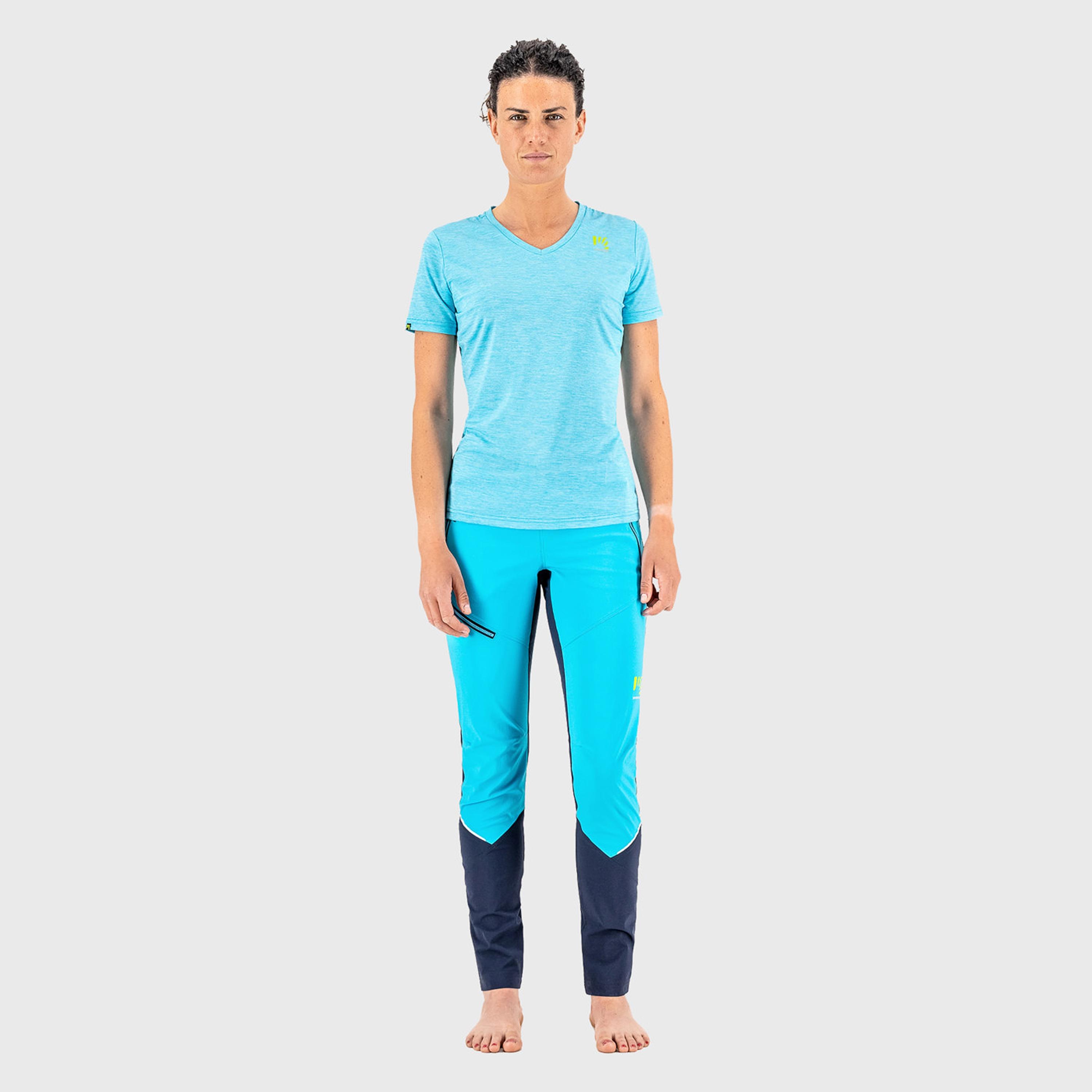 Rock evo w pant - blue atoll/sky captain - karpos