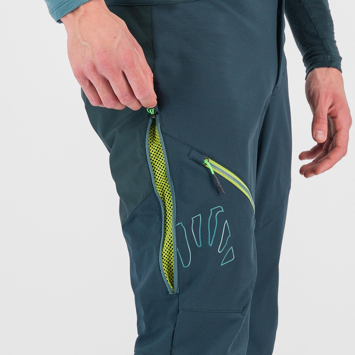 Val viola winter pant - forest/kiwi colada - karpos