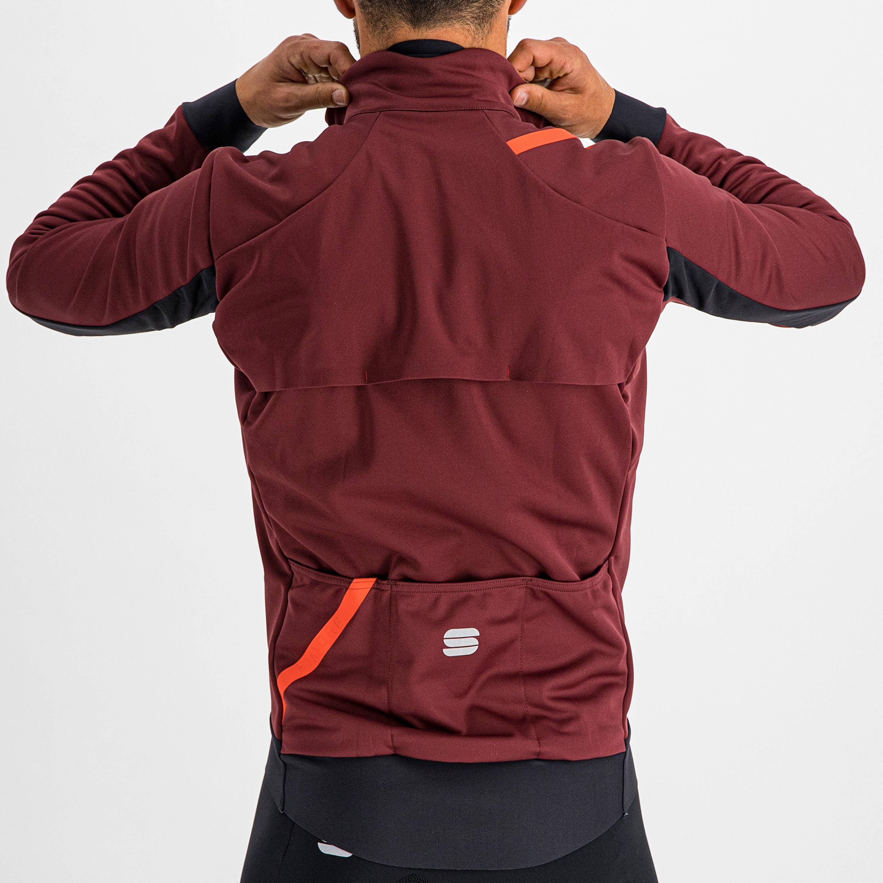 Fiandre warm jacket - red wine - sportful