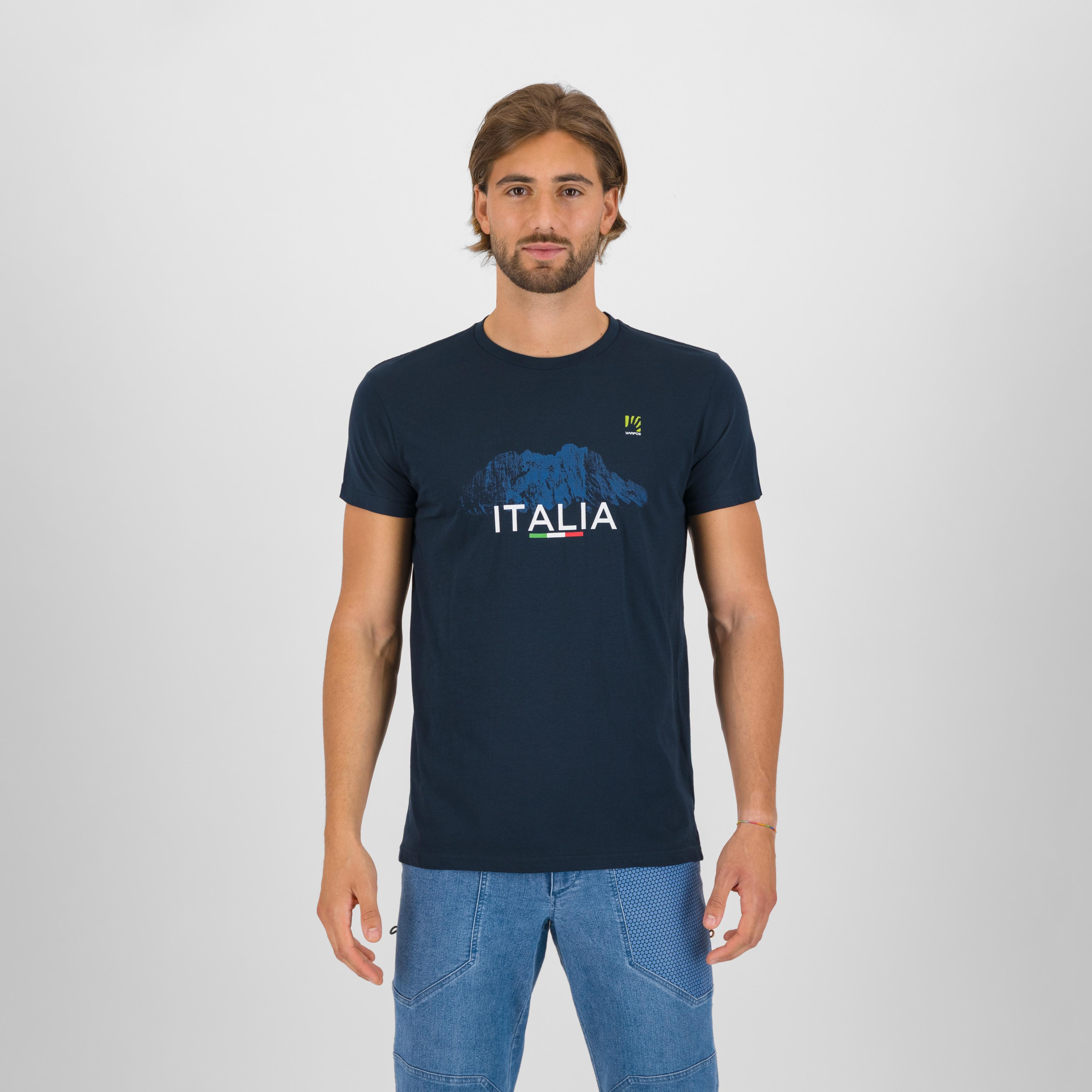 Italia cotton t-shirt - italia - karpos