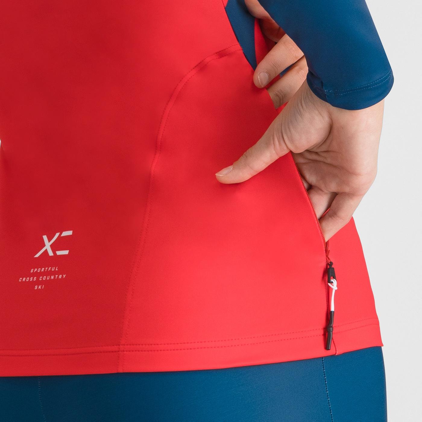 Squadra w jersey - hibiscus/teal blue - sportful