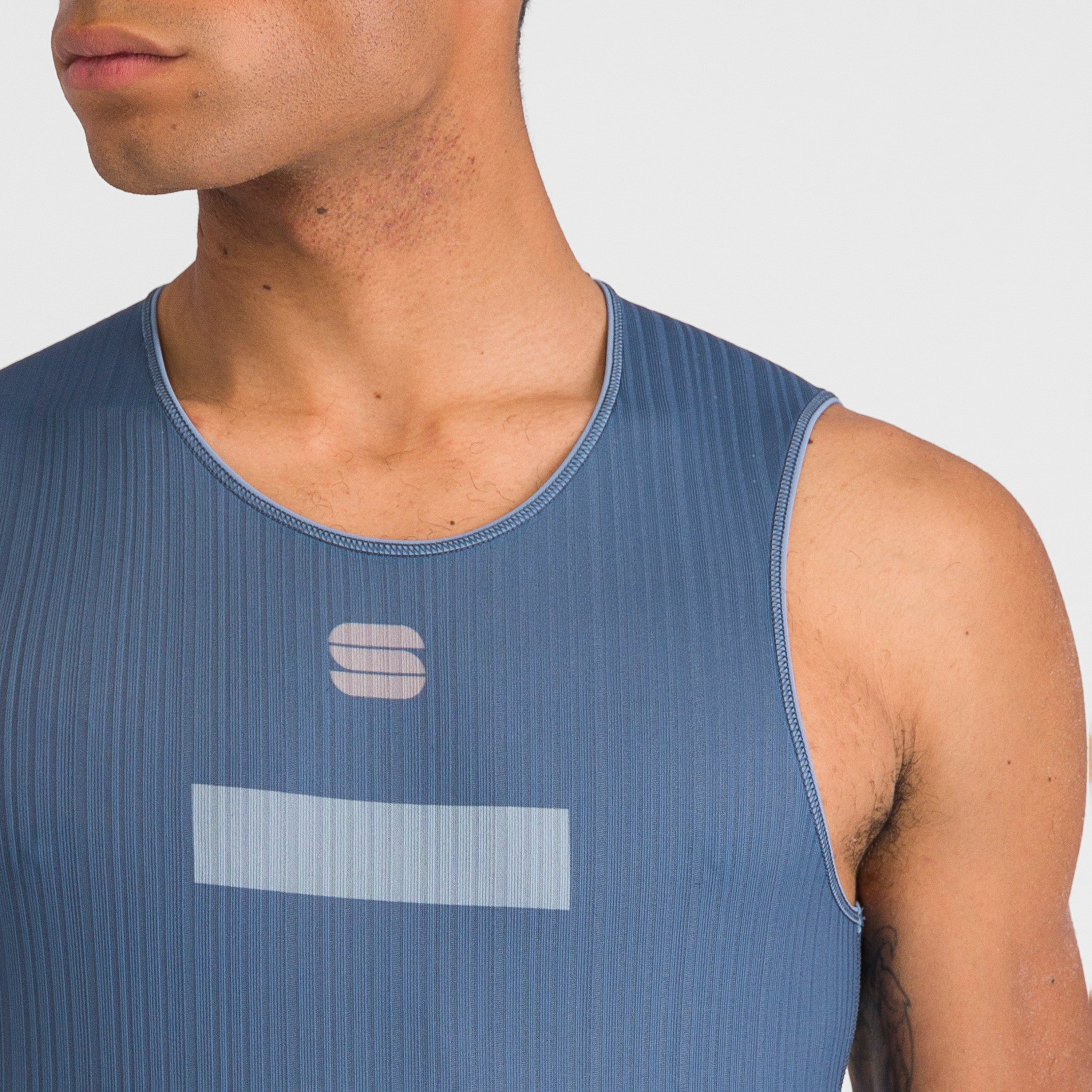Pro baselayer sleeveless - blue sea cement - sportful