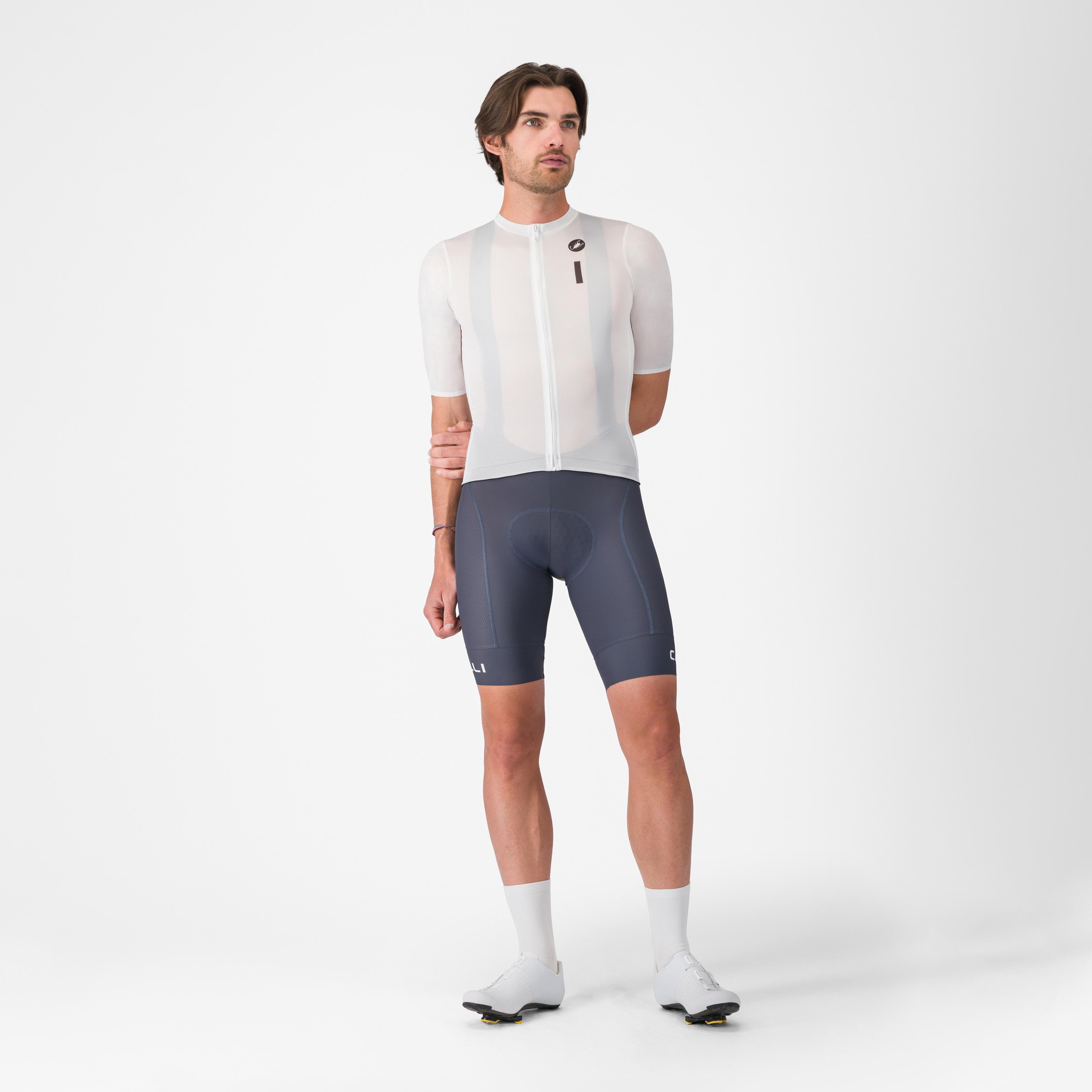 Drittone logo jersey - white/black - castelli