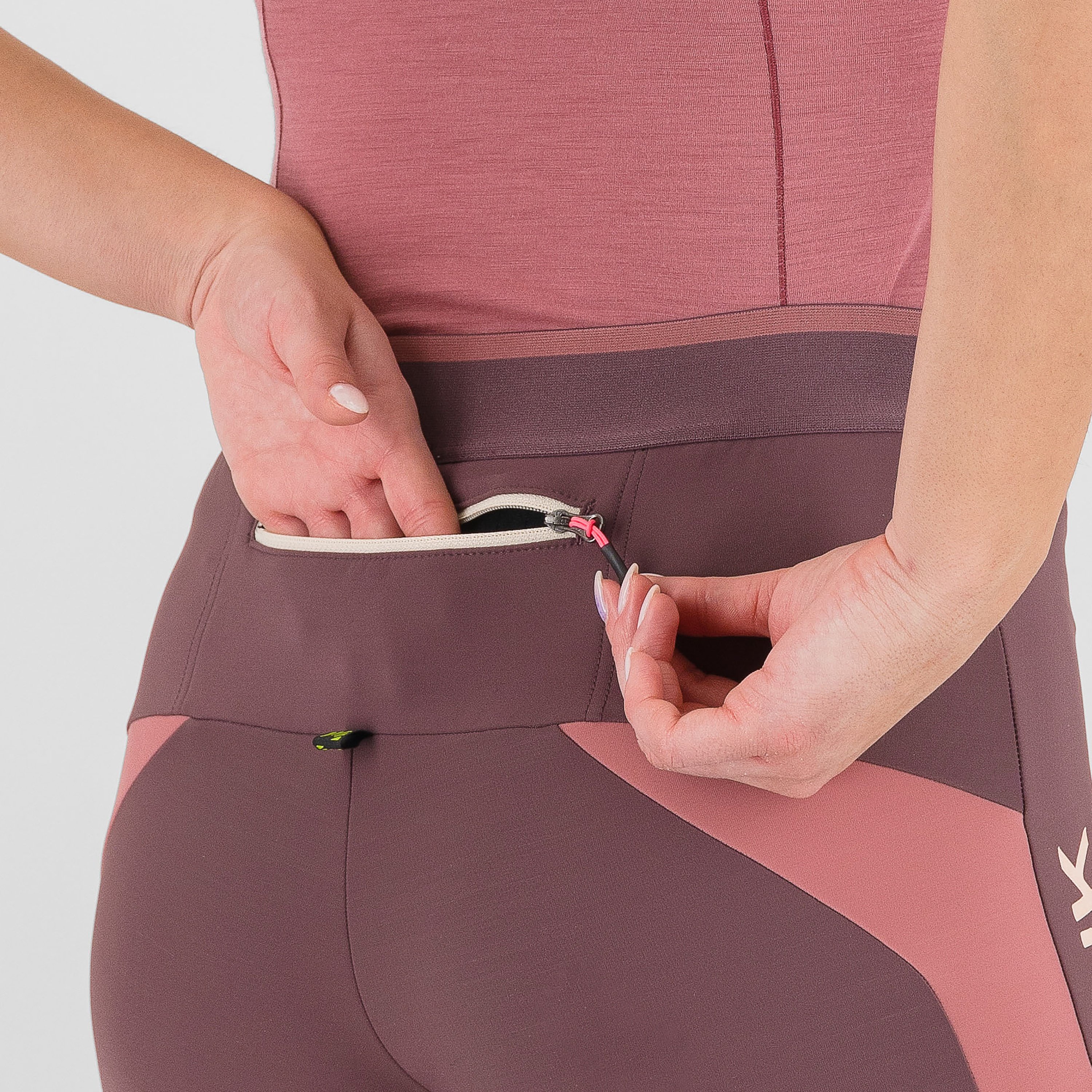 Alagna evo w pant - huckleberry/deco rose - karpos