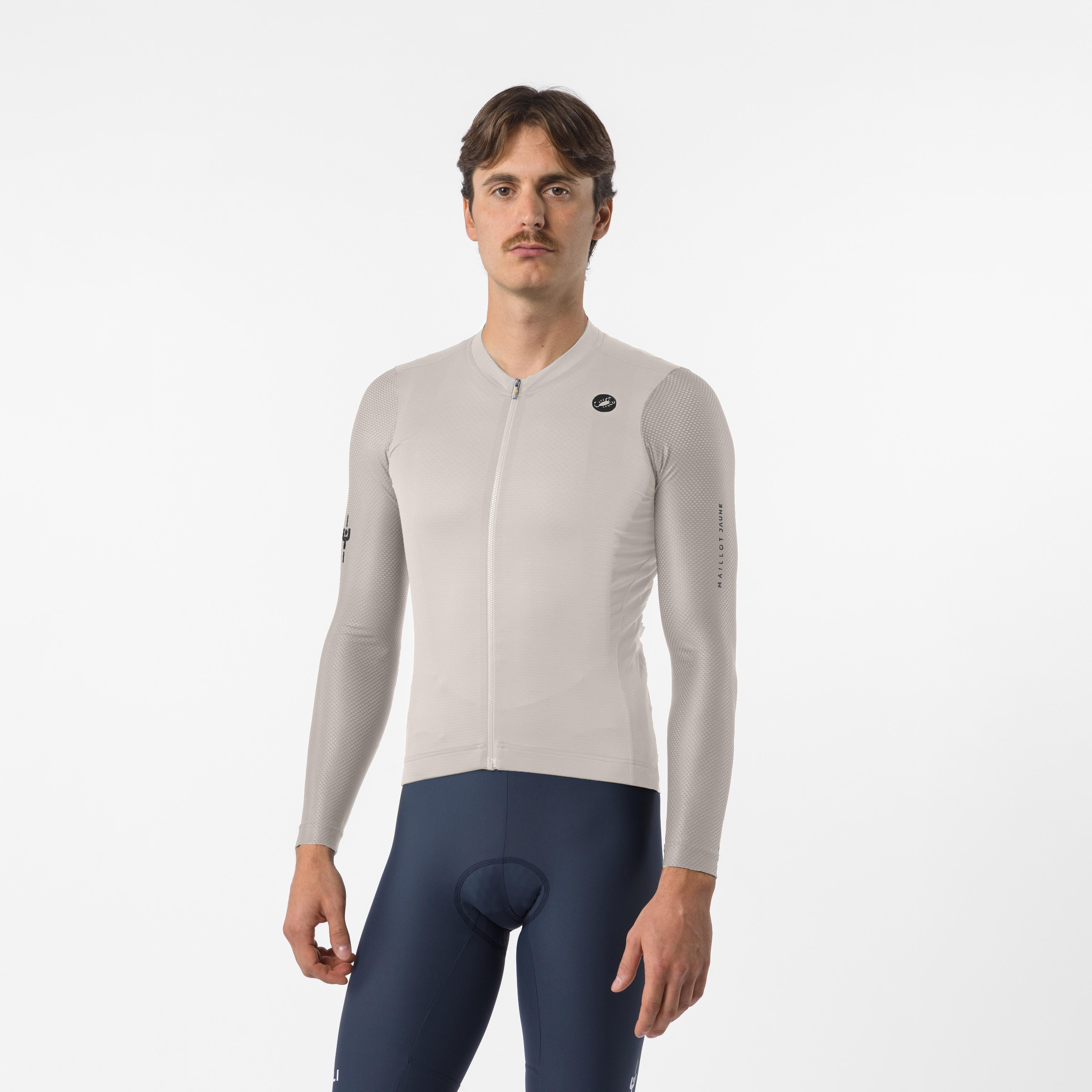 Echappee ls jersey - silver moon/clay - castelli