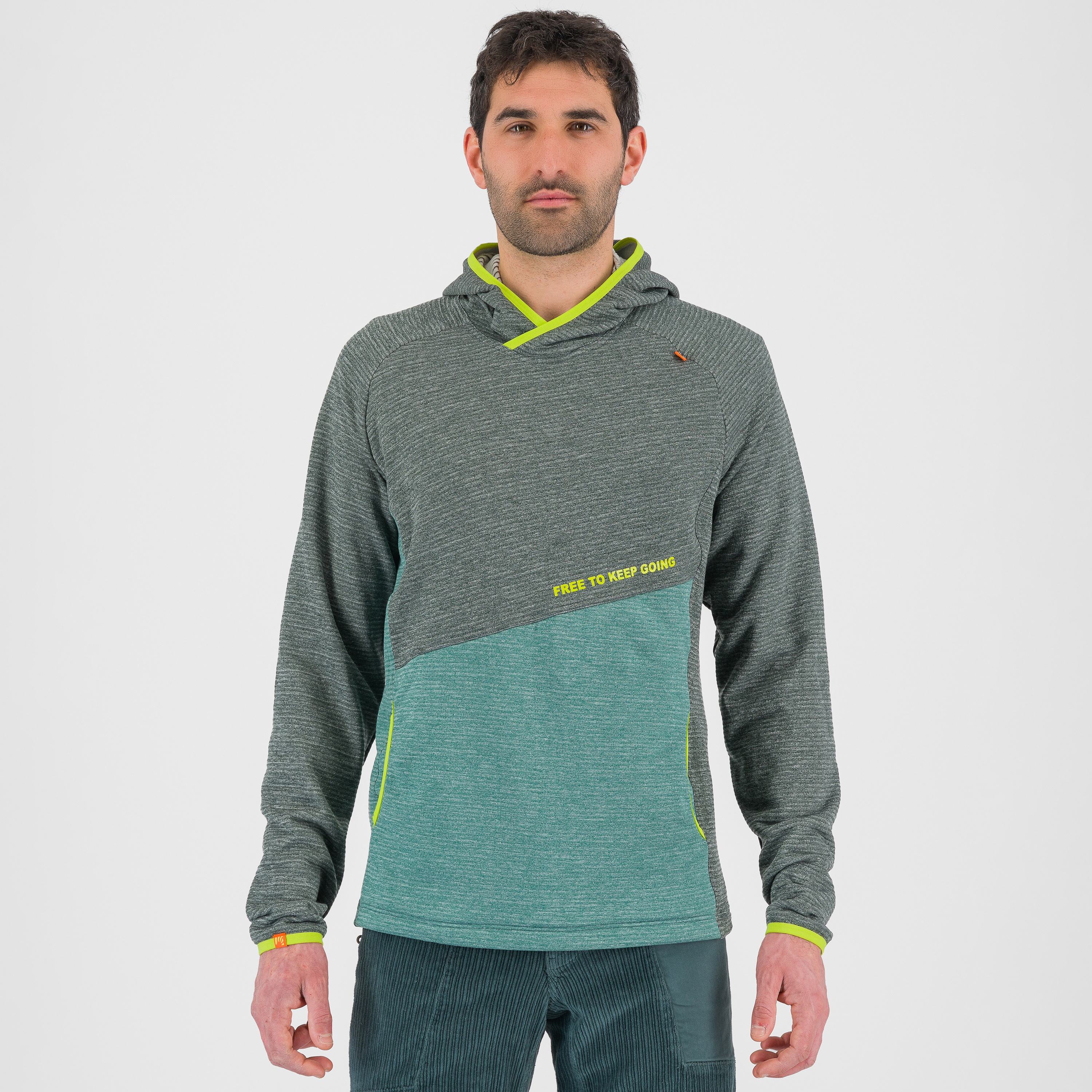 Camoscio hoodie - forest/north atlantic - karpos