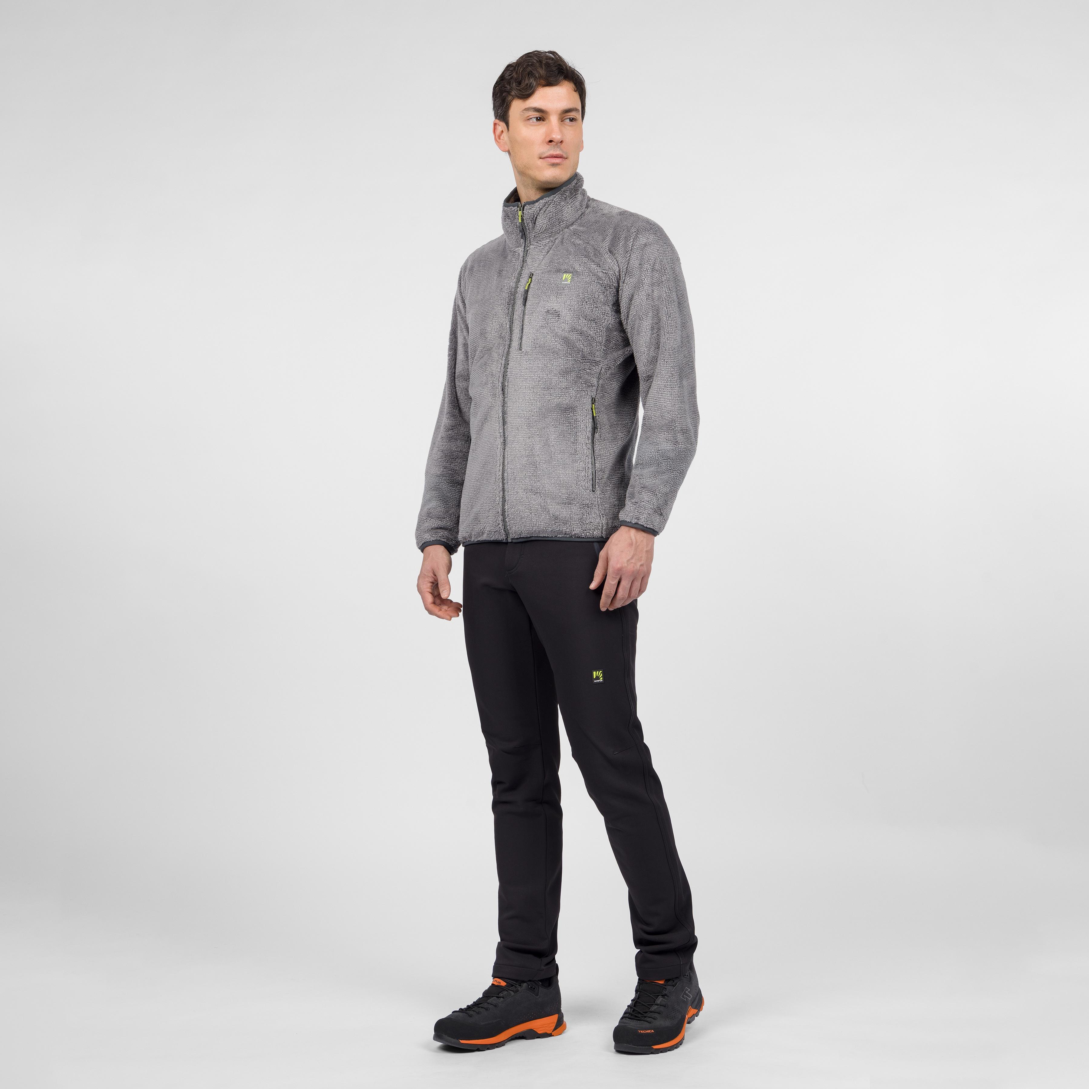 Vertice evo full zip fleece - smoked - karpos