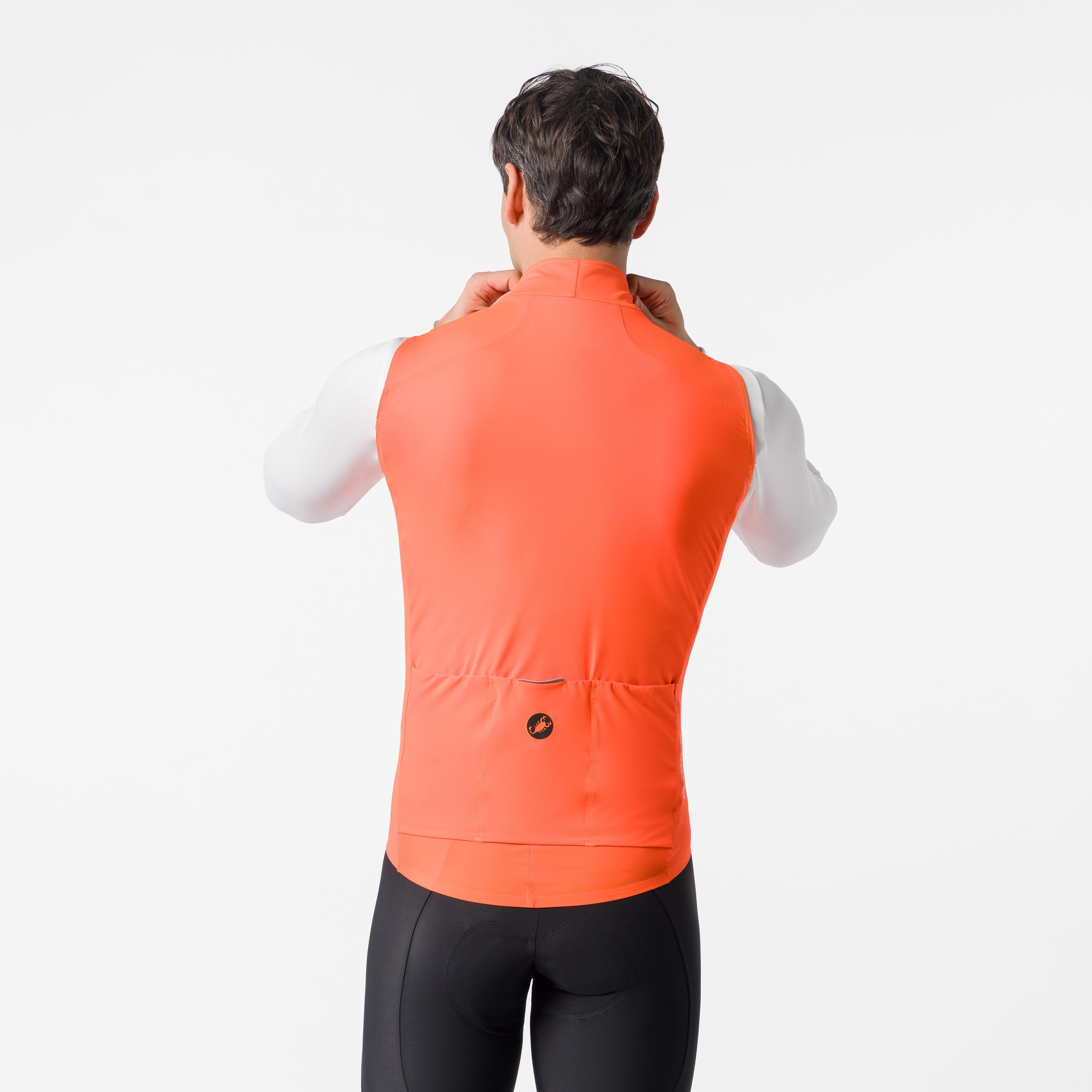 Perfetto 2 vest - brilliant orange - castelli