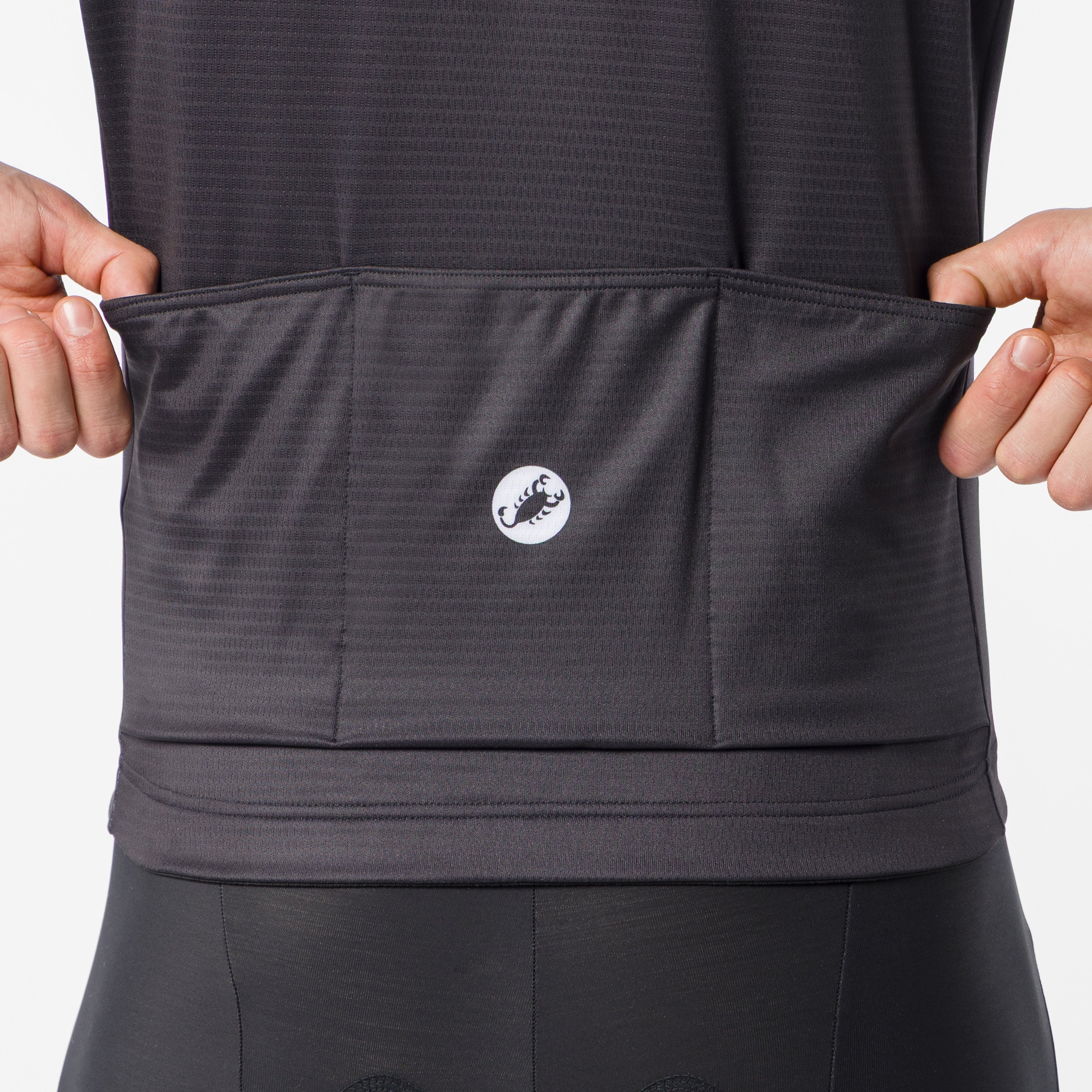 Quadro thermal jersey - black/white - castelli