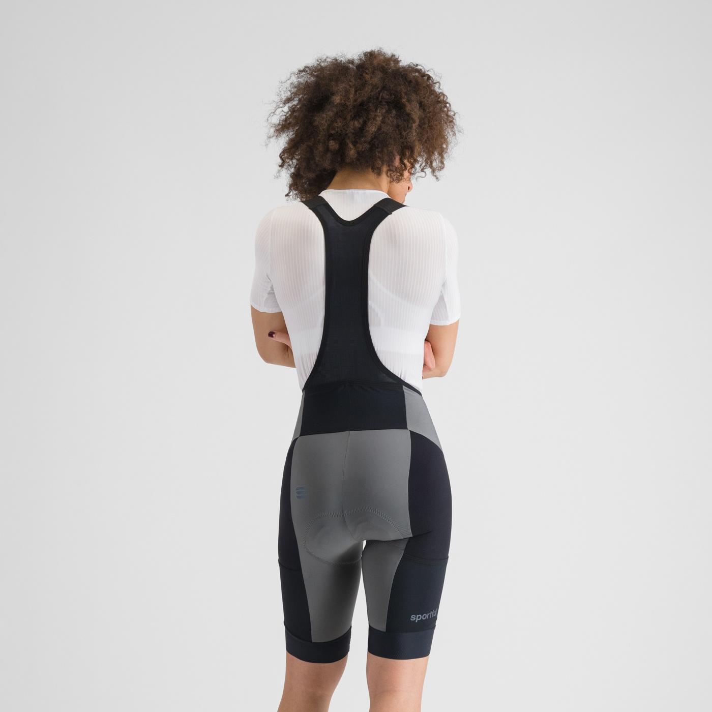 Supergiara 2 w bibshort - gun metal / black - sportful